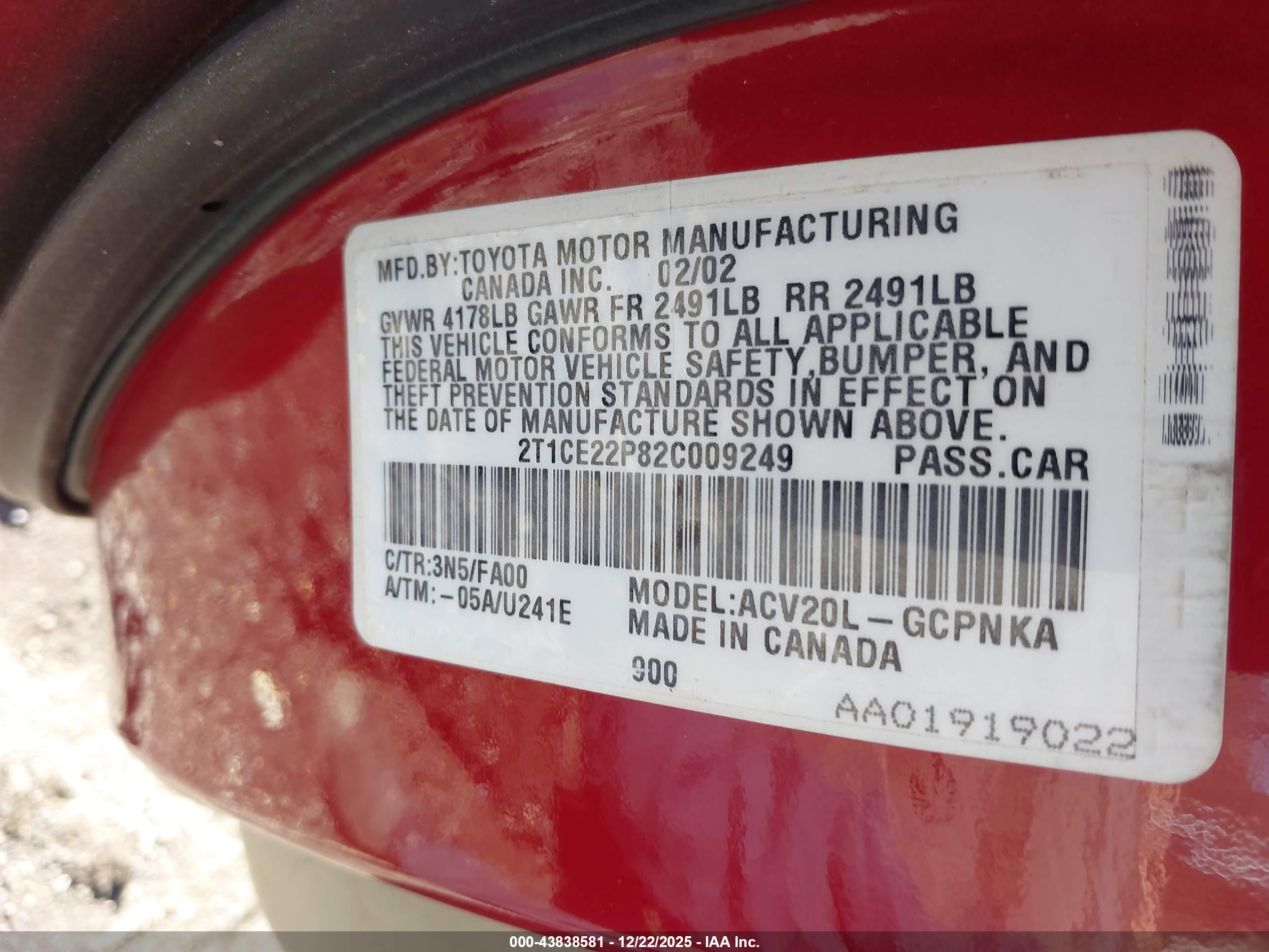 TOYOTA CAMRY image 9