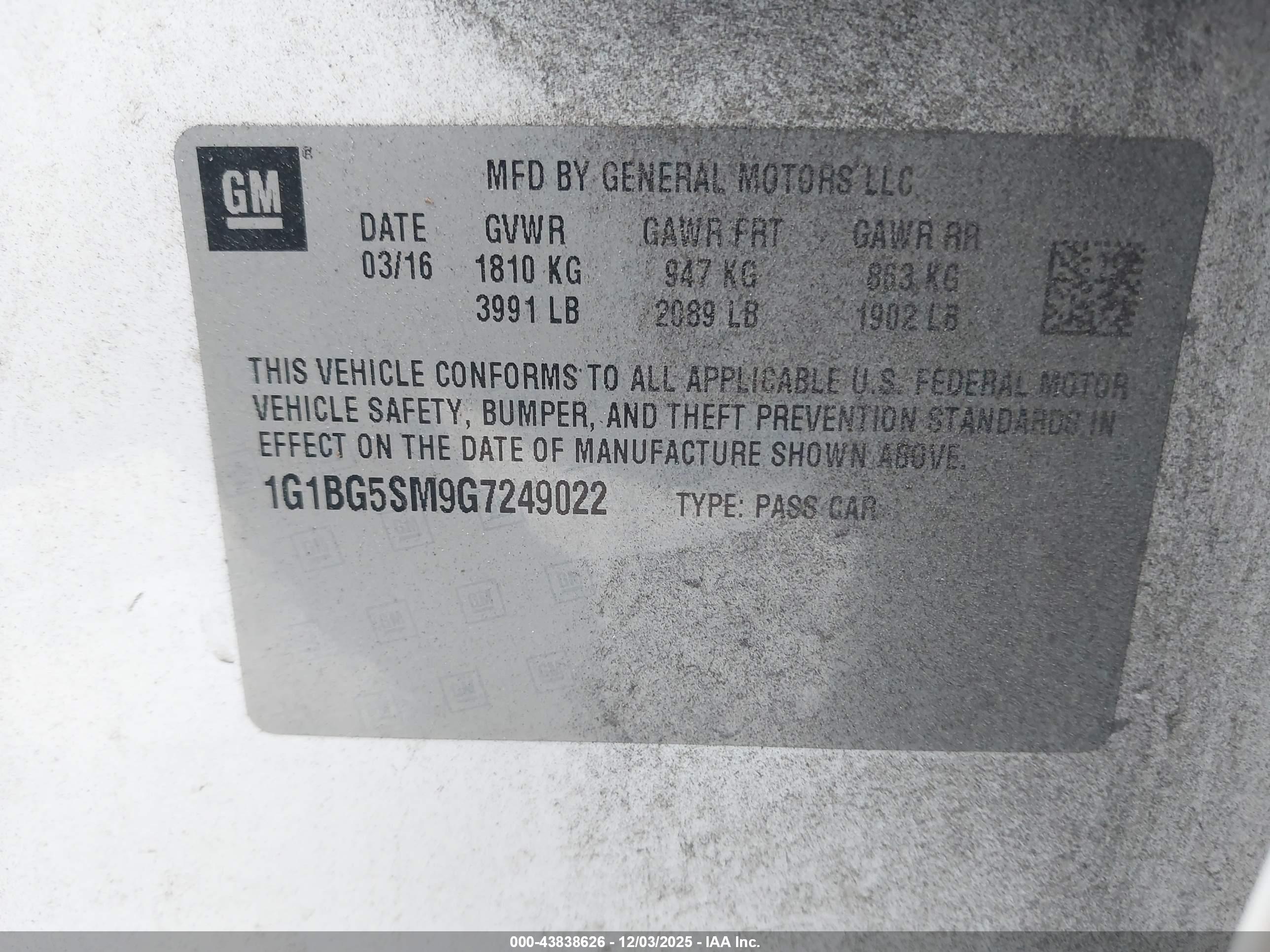 CHEVROLET CRUZE image 9