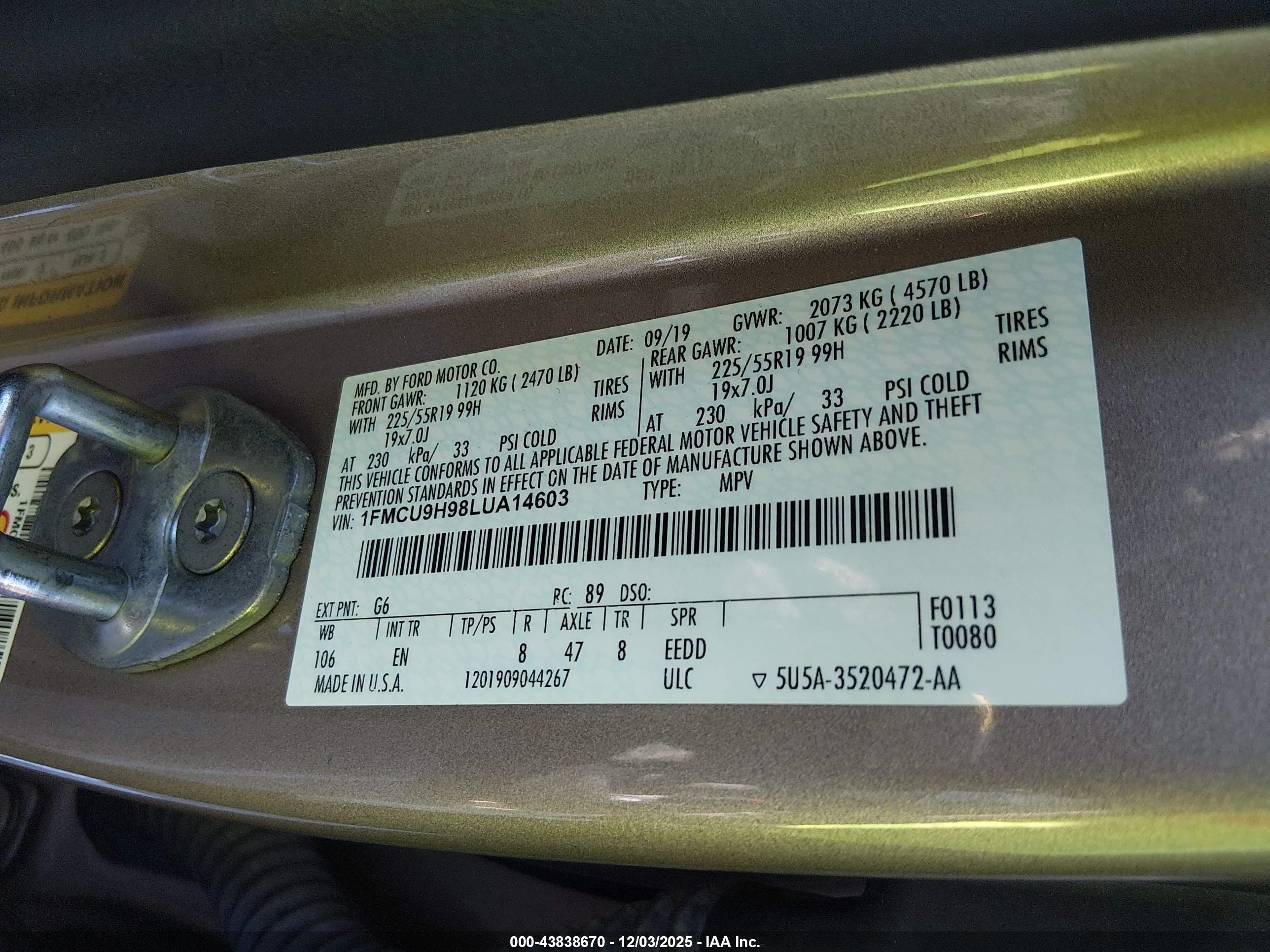 FORD ESCAPE image 9