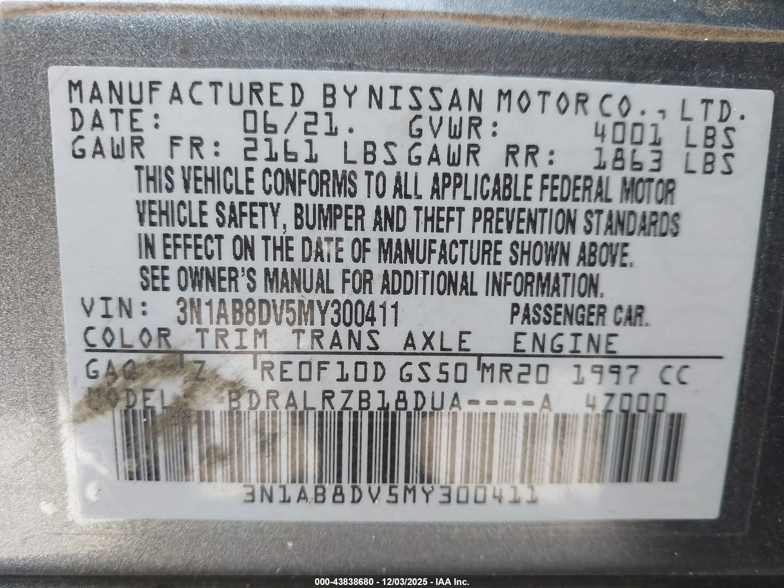 NISSAN SENTRA image 9