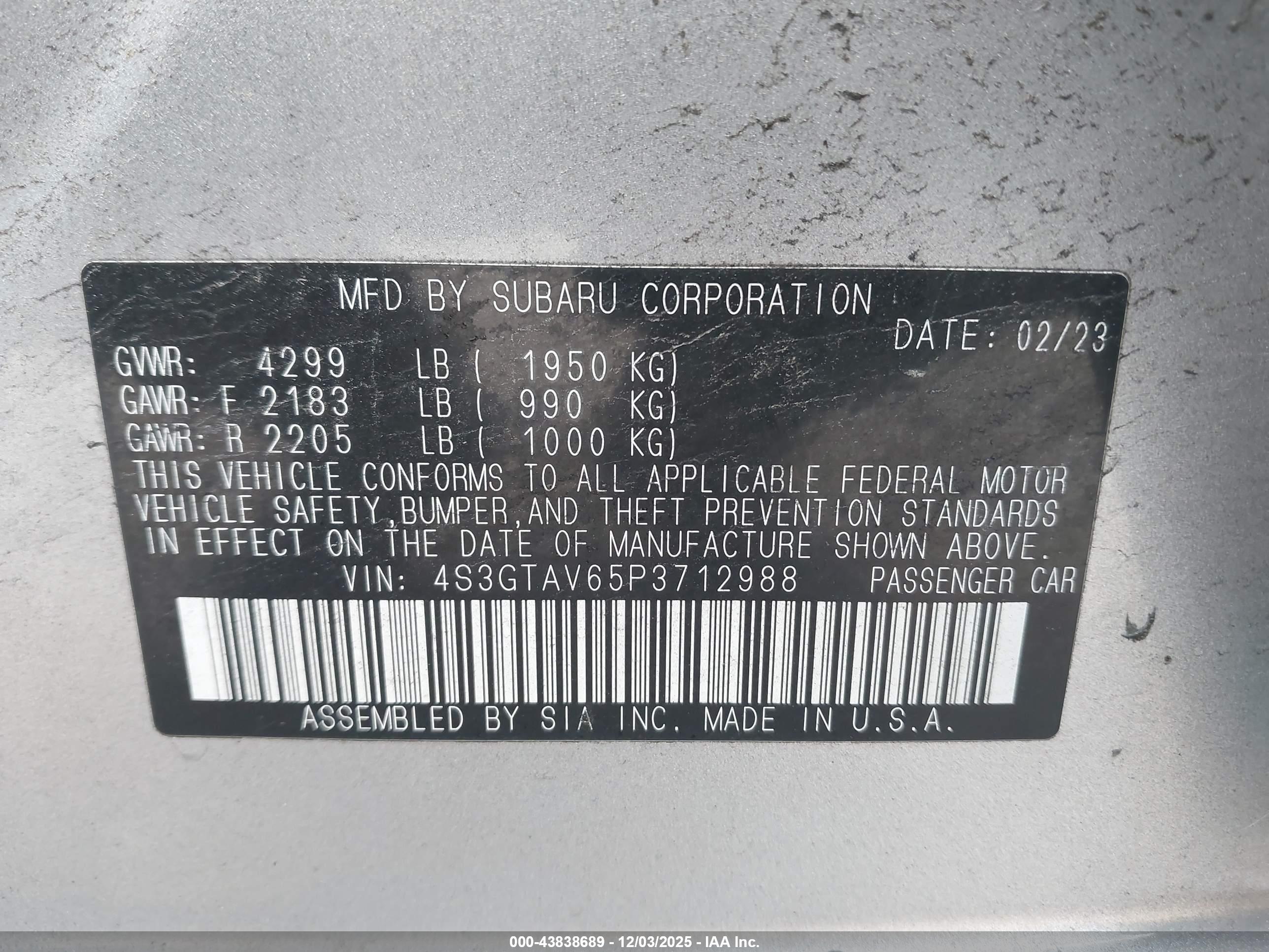 SUBARU IMPREZA image 9