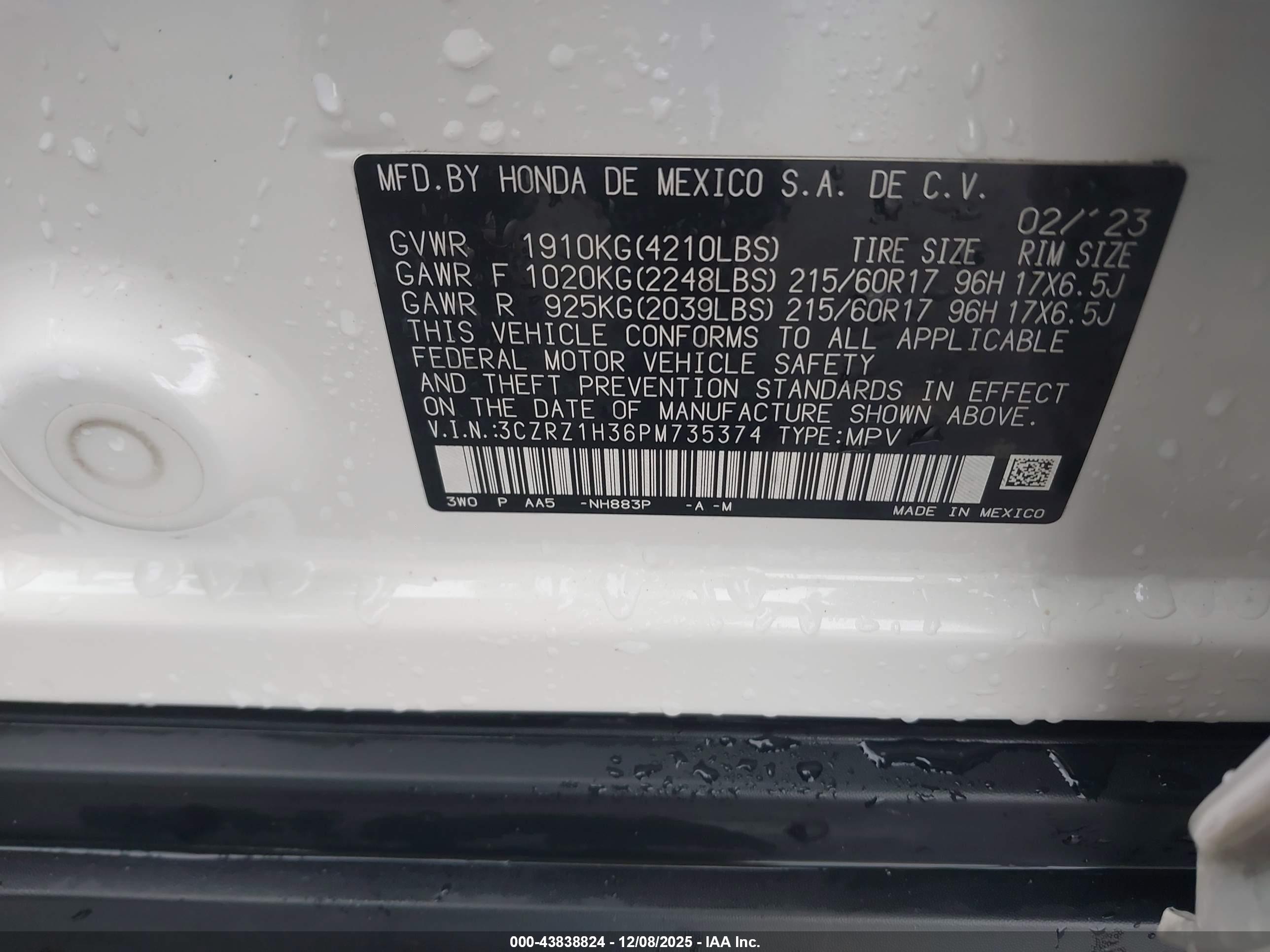 HONDA HR-V image 9