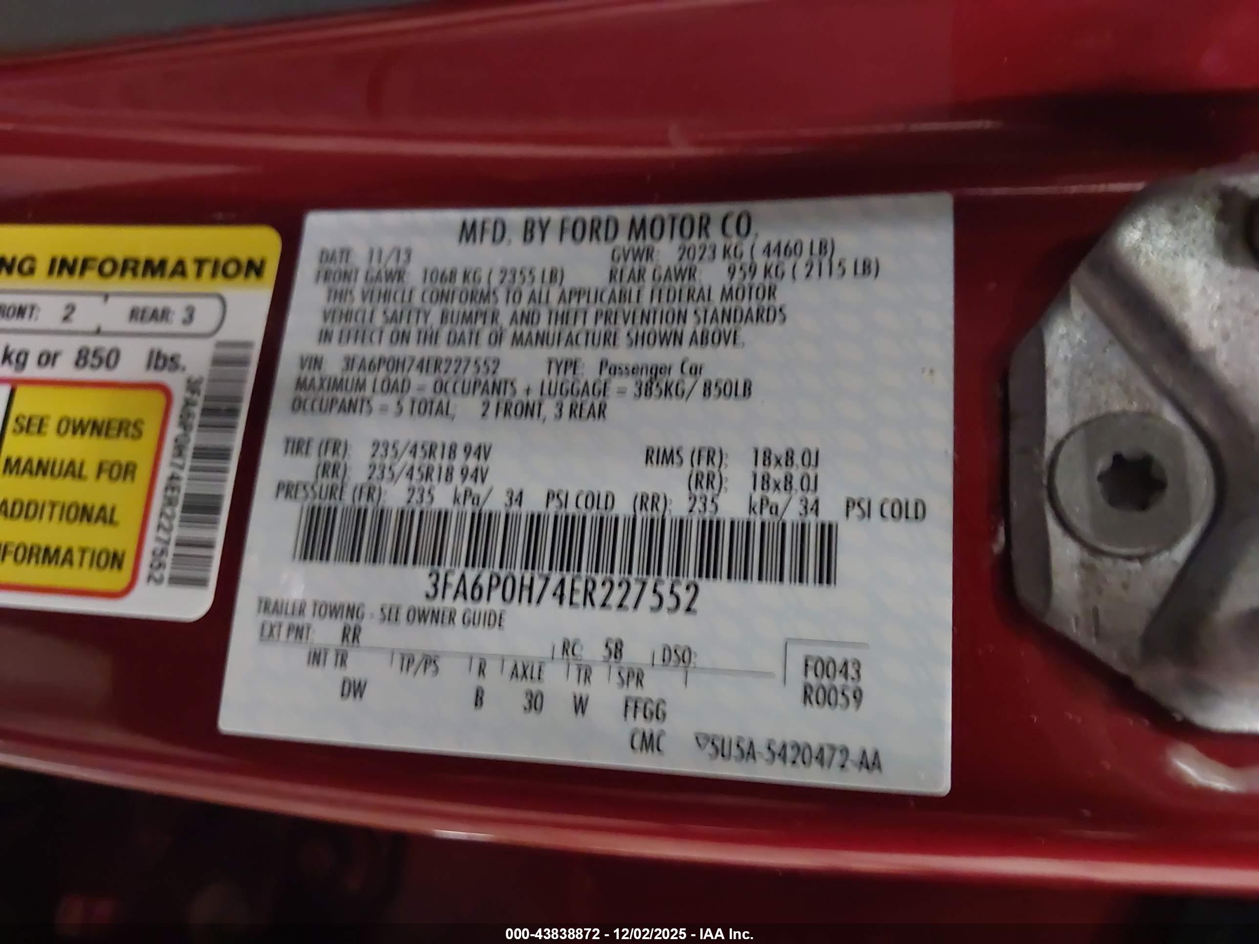 FORD FUSION image 9