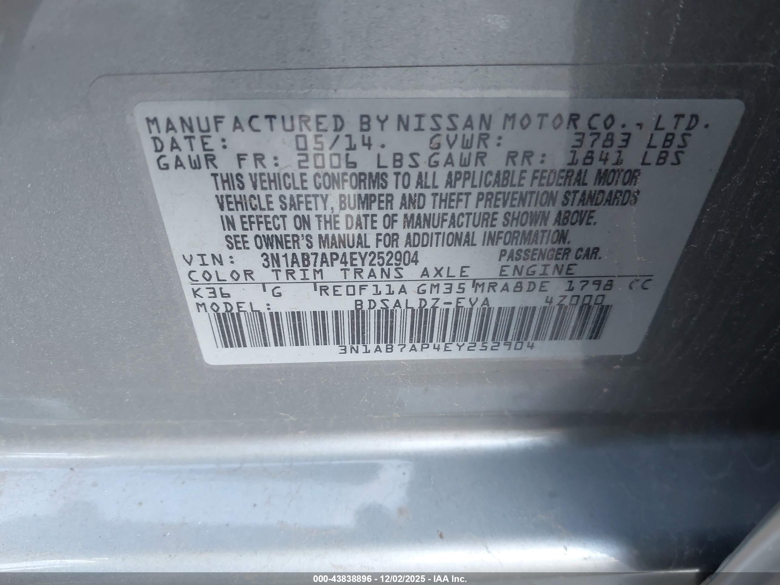 NISSAN SENTRA image 9