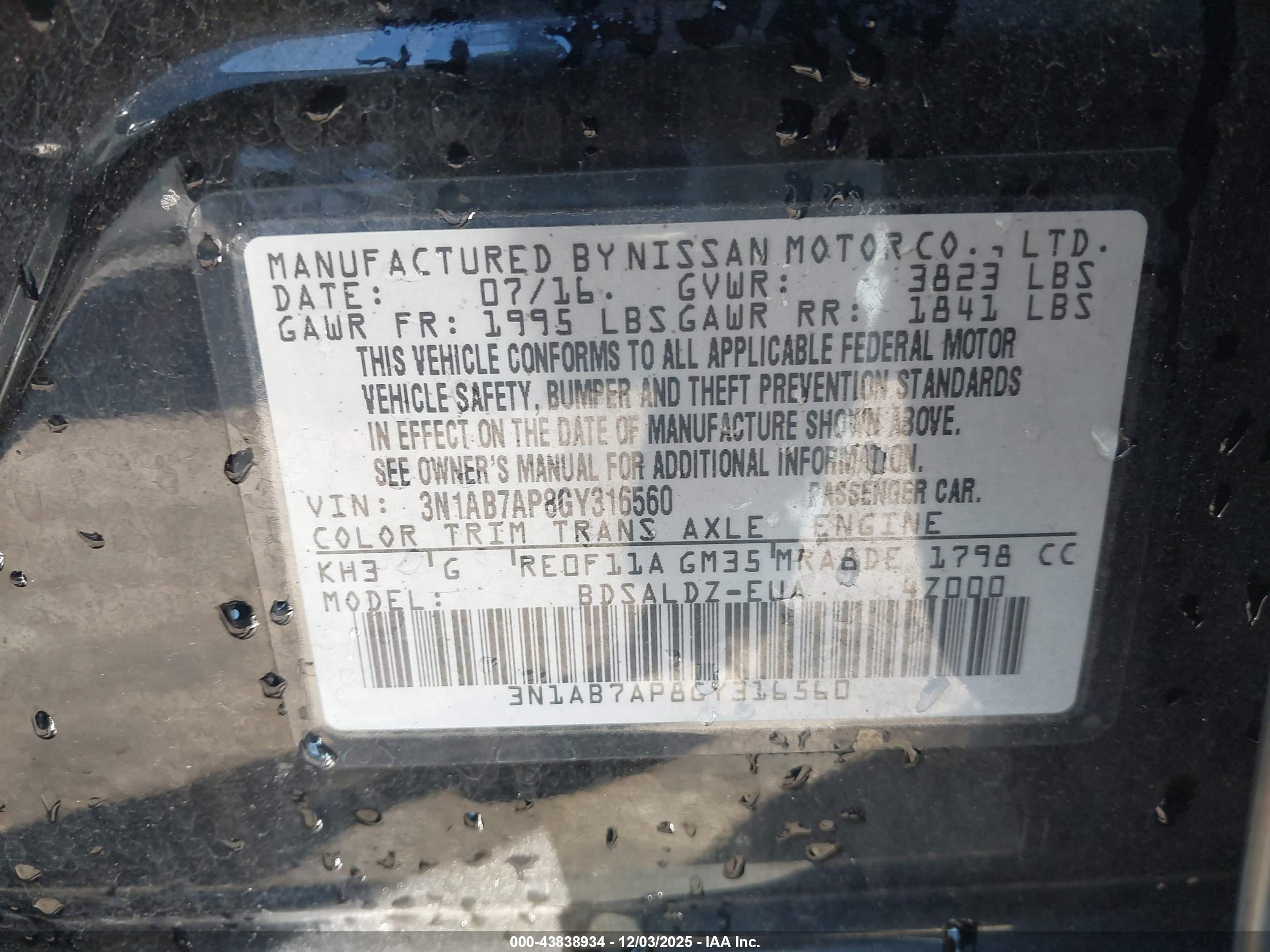 NISSAN SENTRA image 9