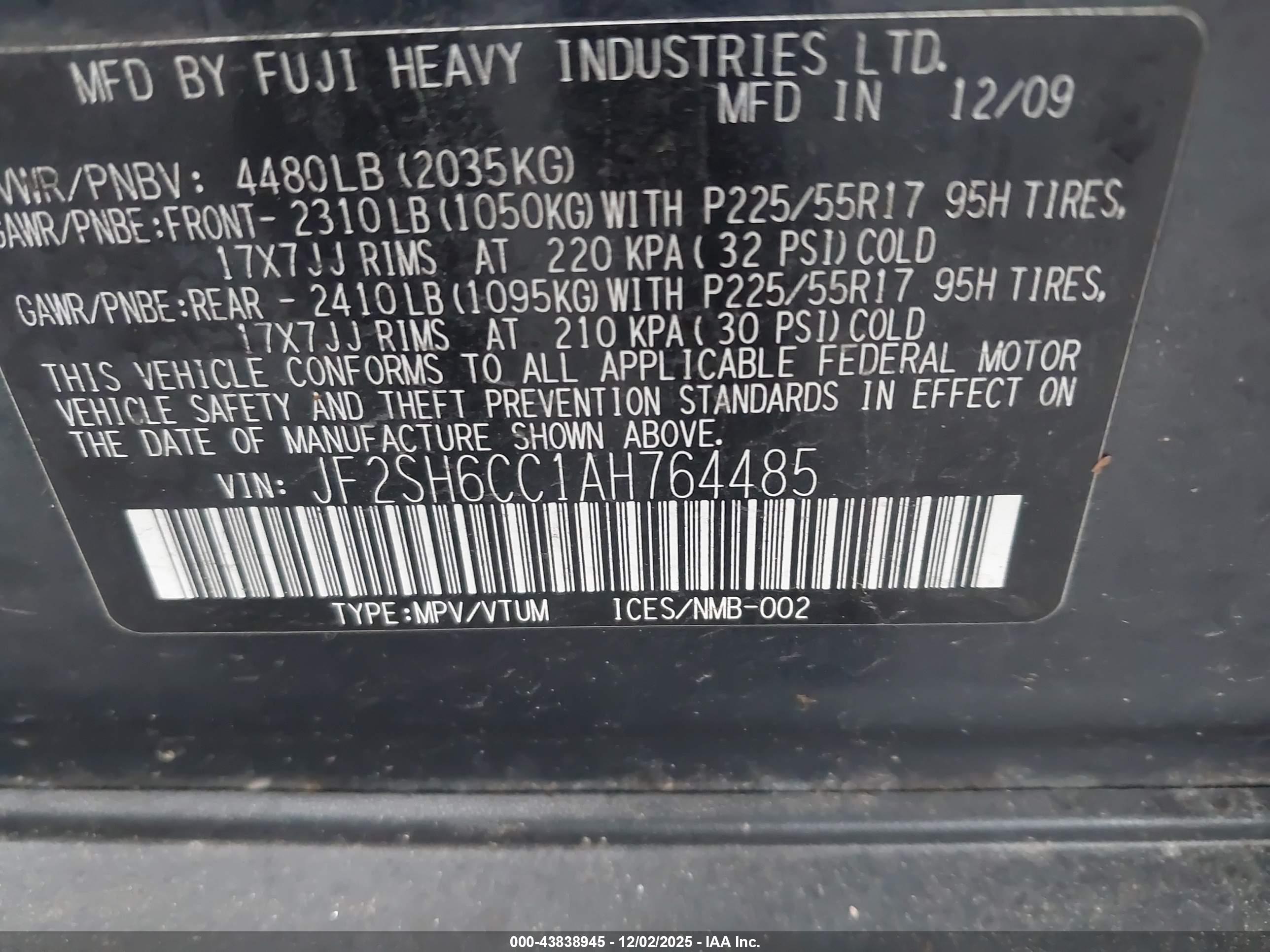SUBARU FORESTER image 9