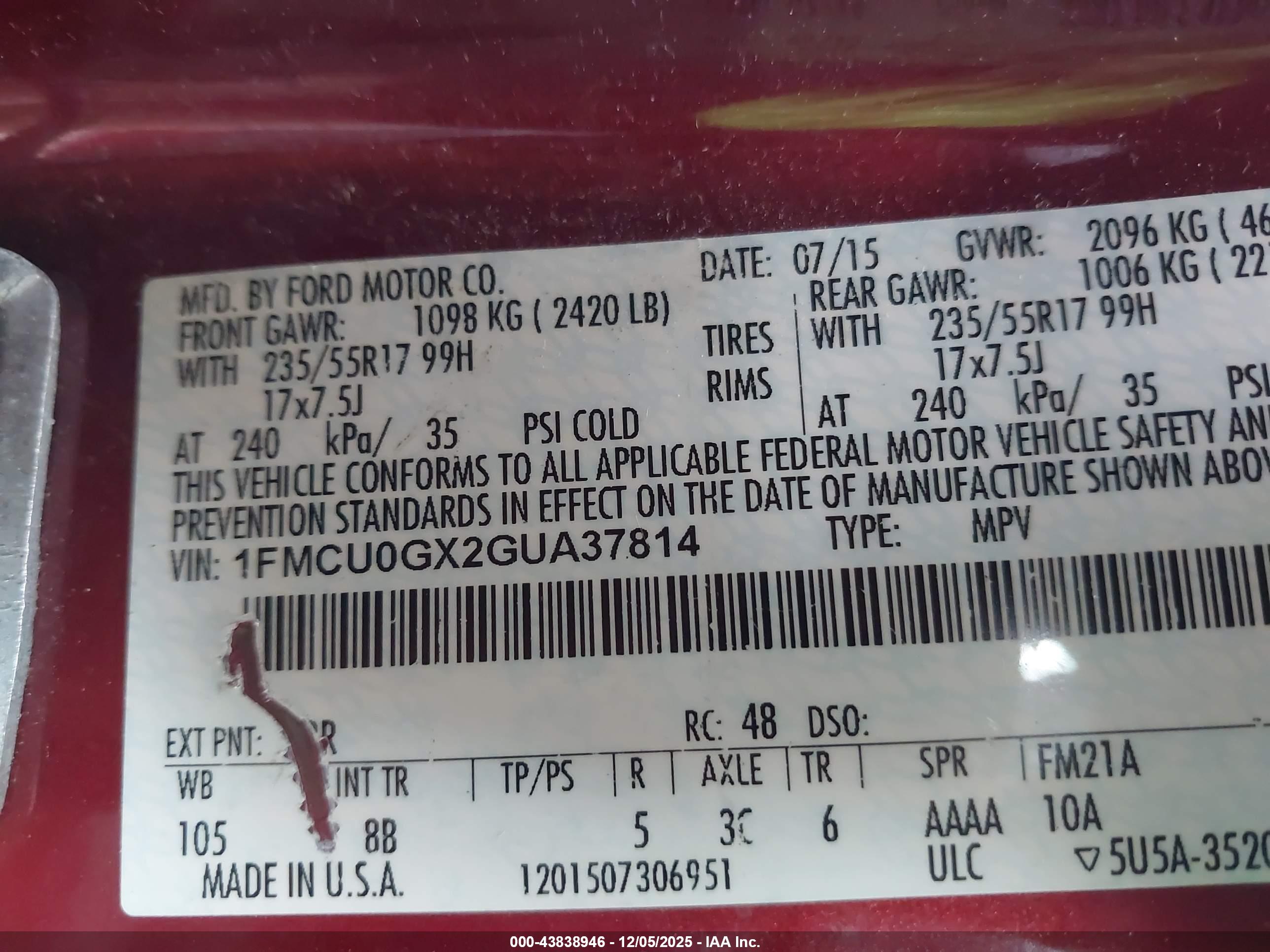 FORD ESCAPE image 9
