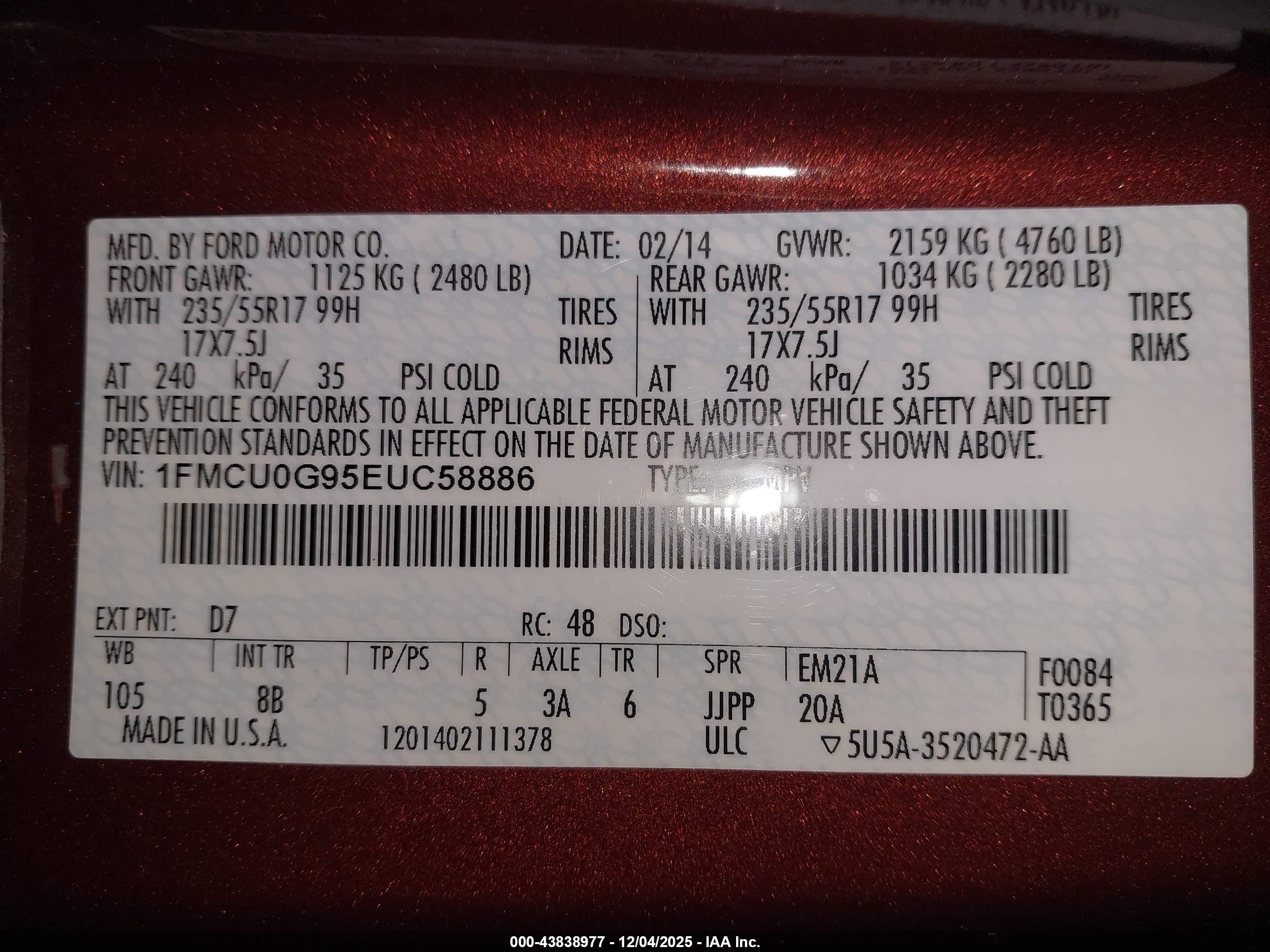 FORD ESCAPE image 9