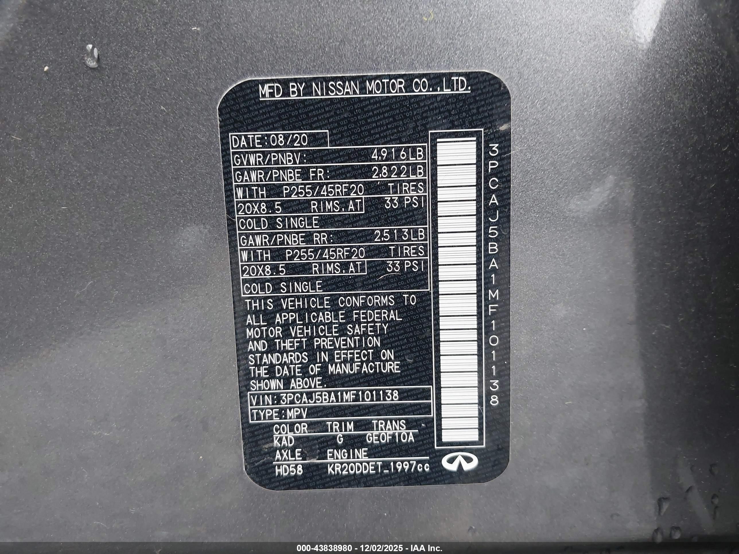 INFINITI QX50 image 9