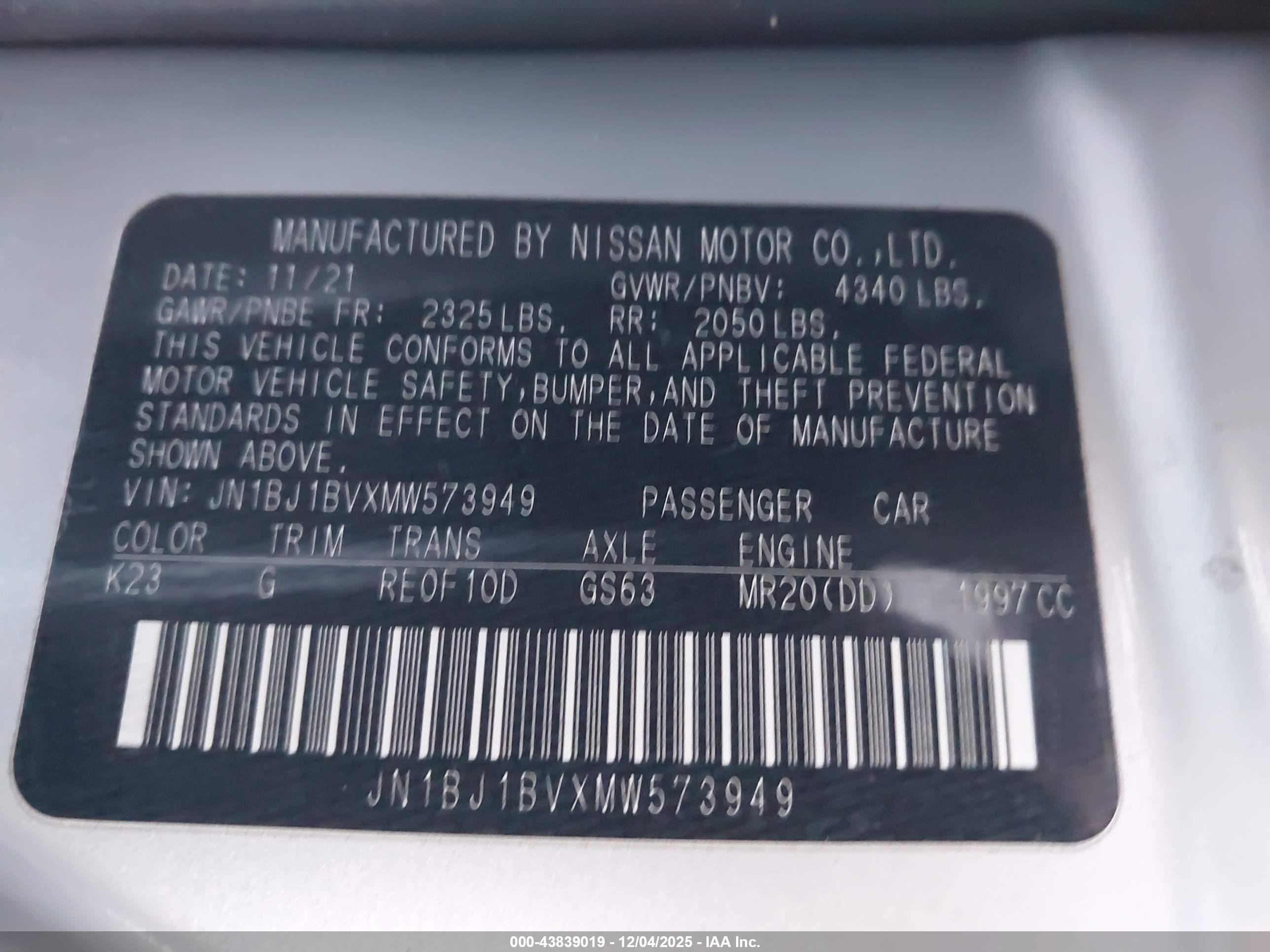 NISSAN ROGUE image 9