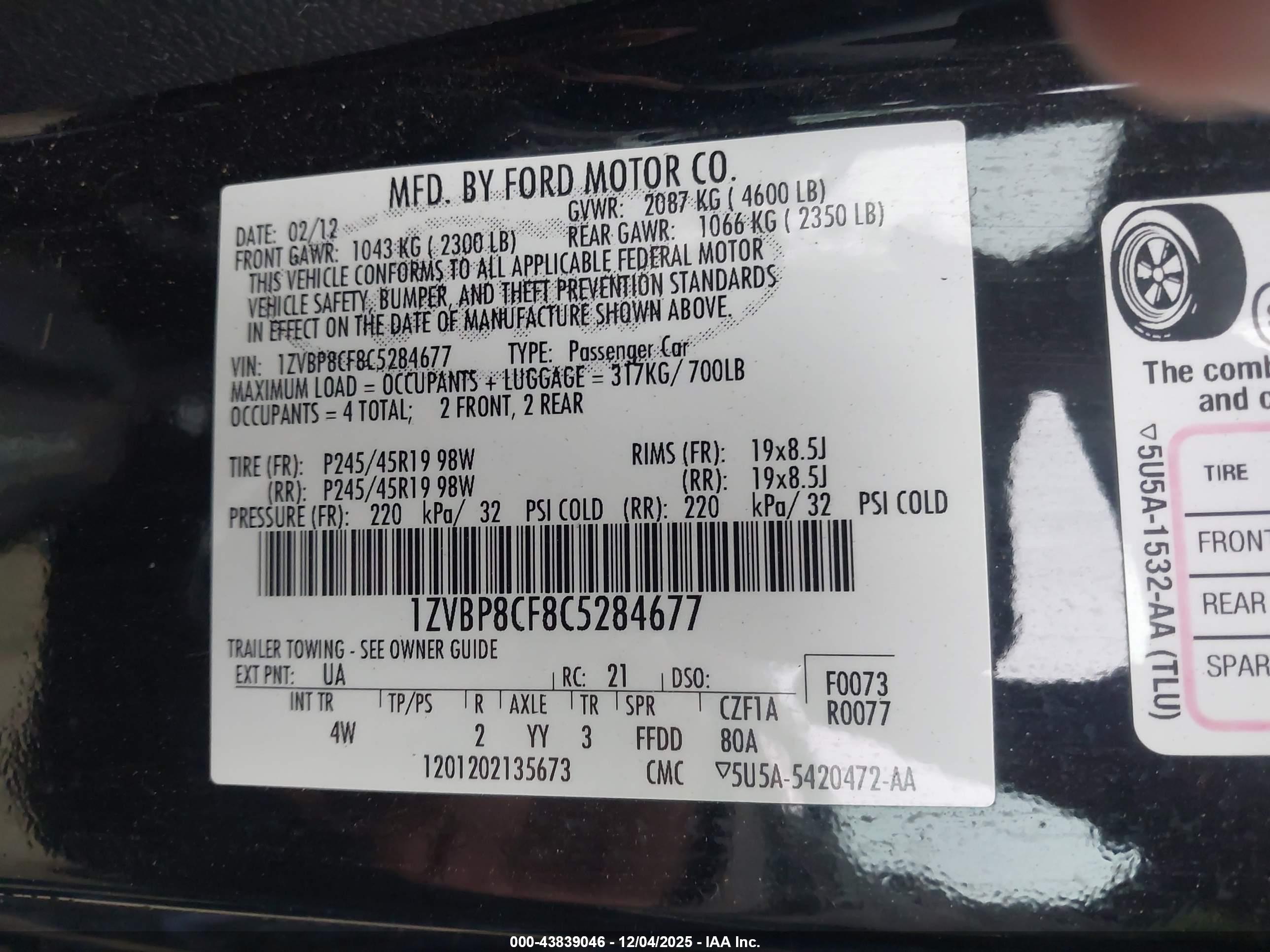 FORD MUSTANG image 9