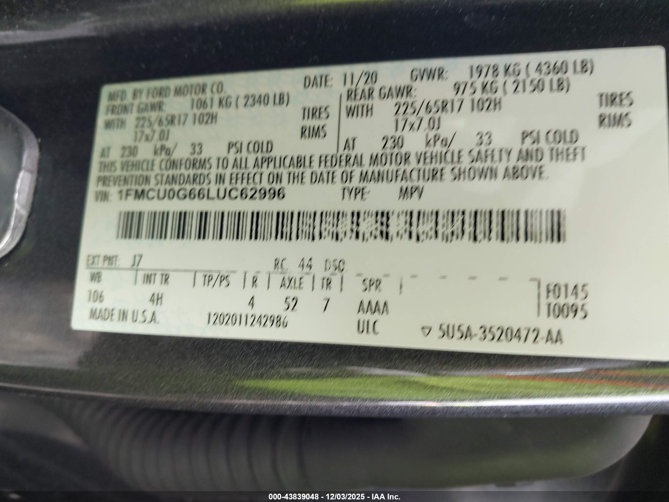 FORD ESCAPE image 9