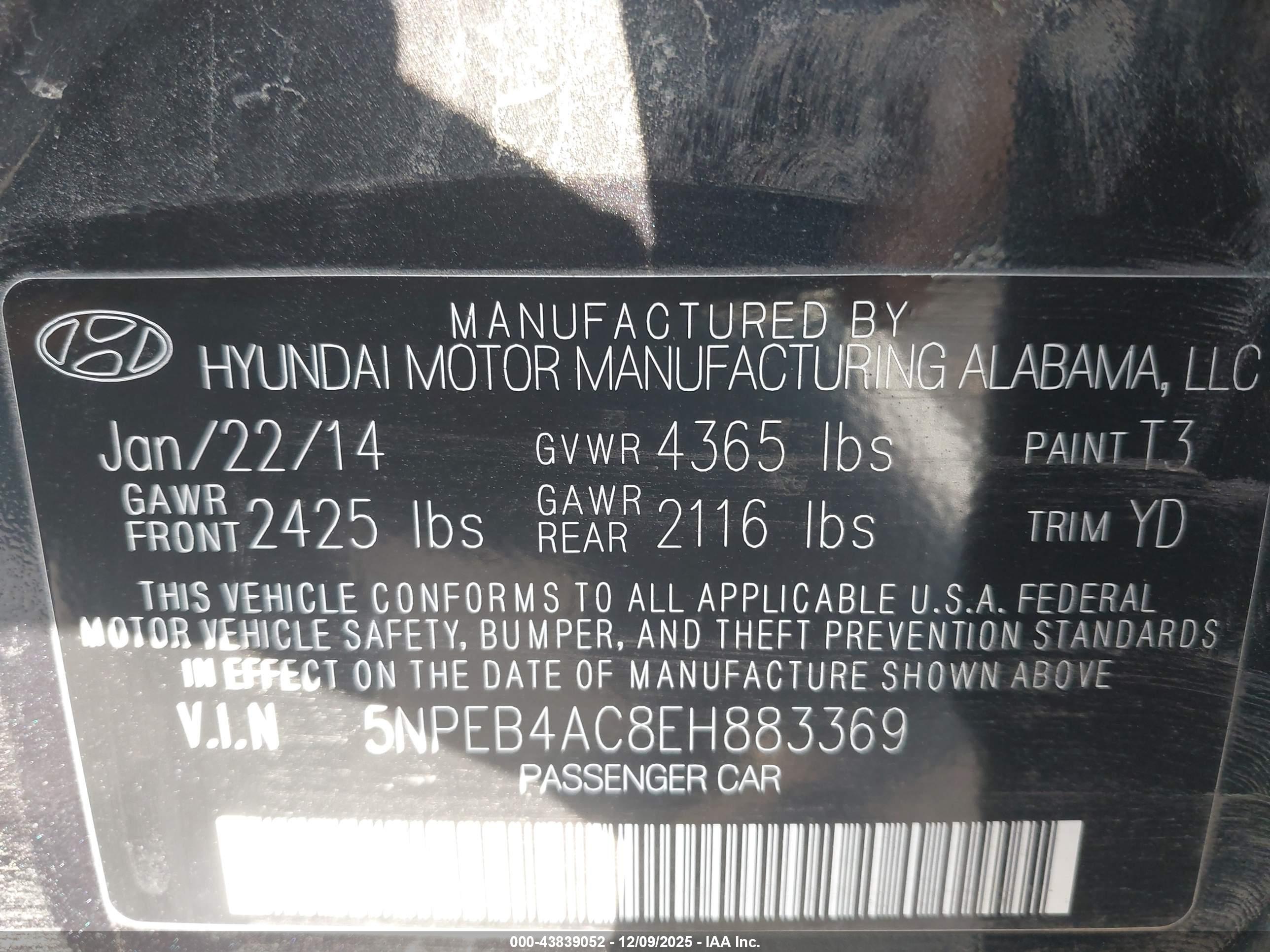 HYUNDAI SONATA image 9