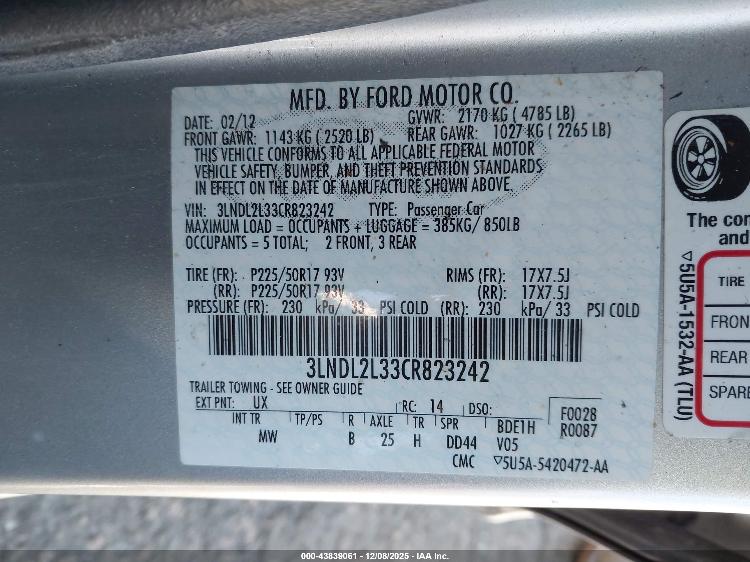 LINCOLN MKZ image 9