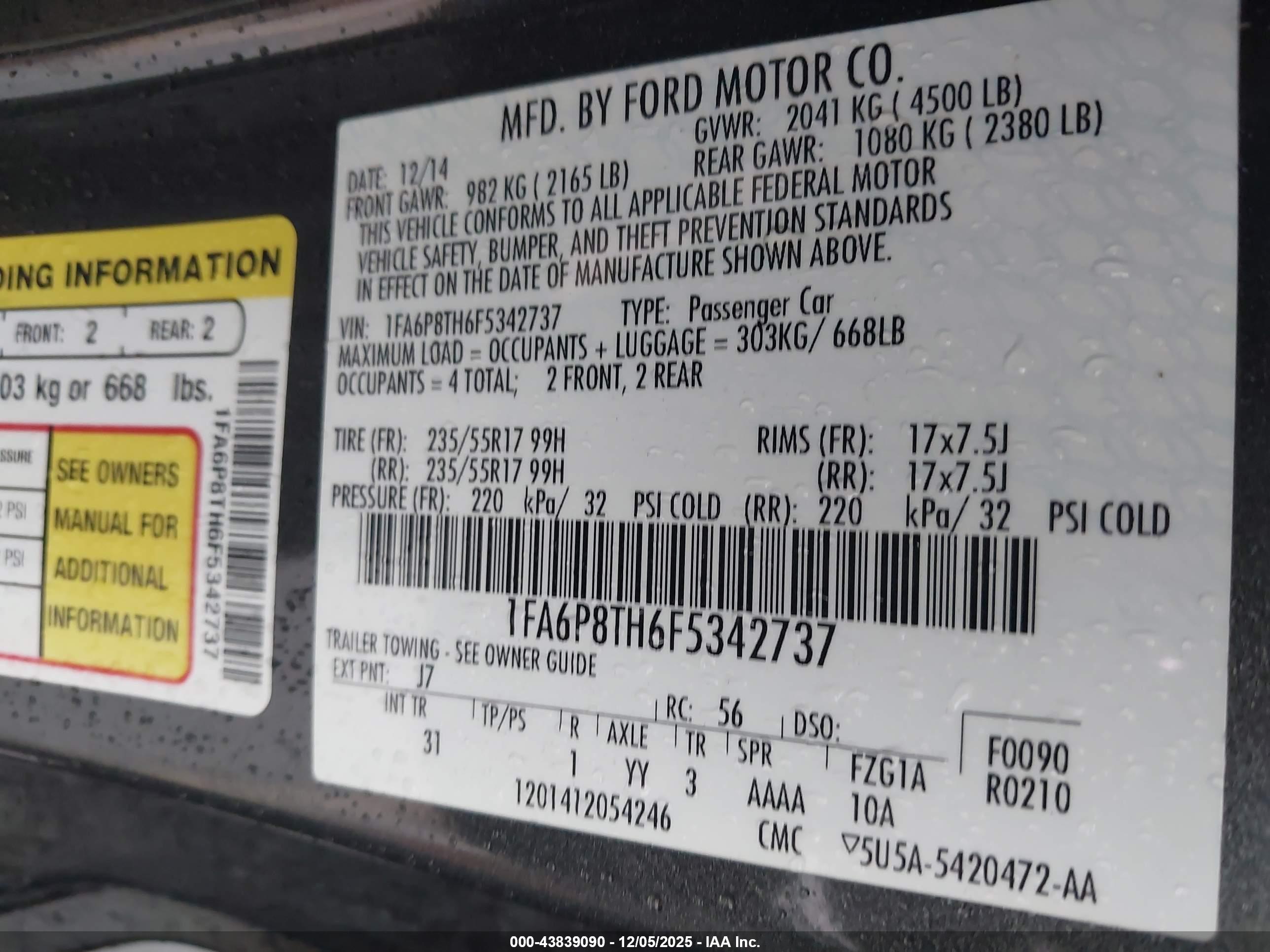 FORD MUSTANG image 9