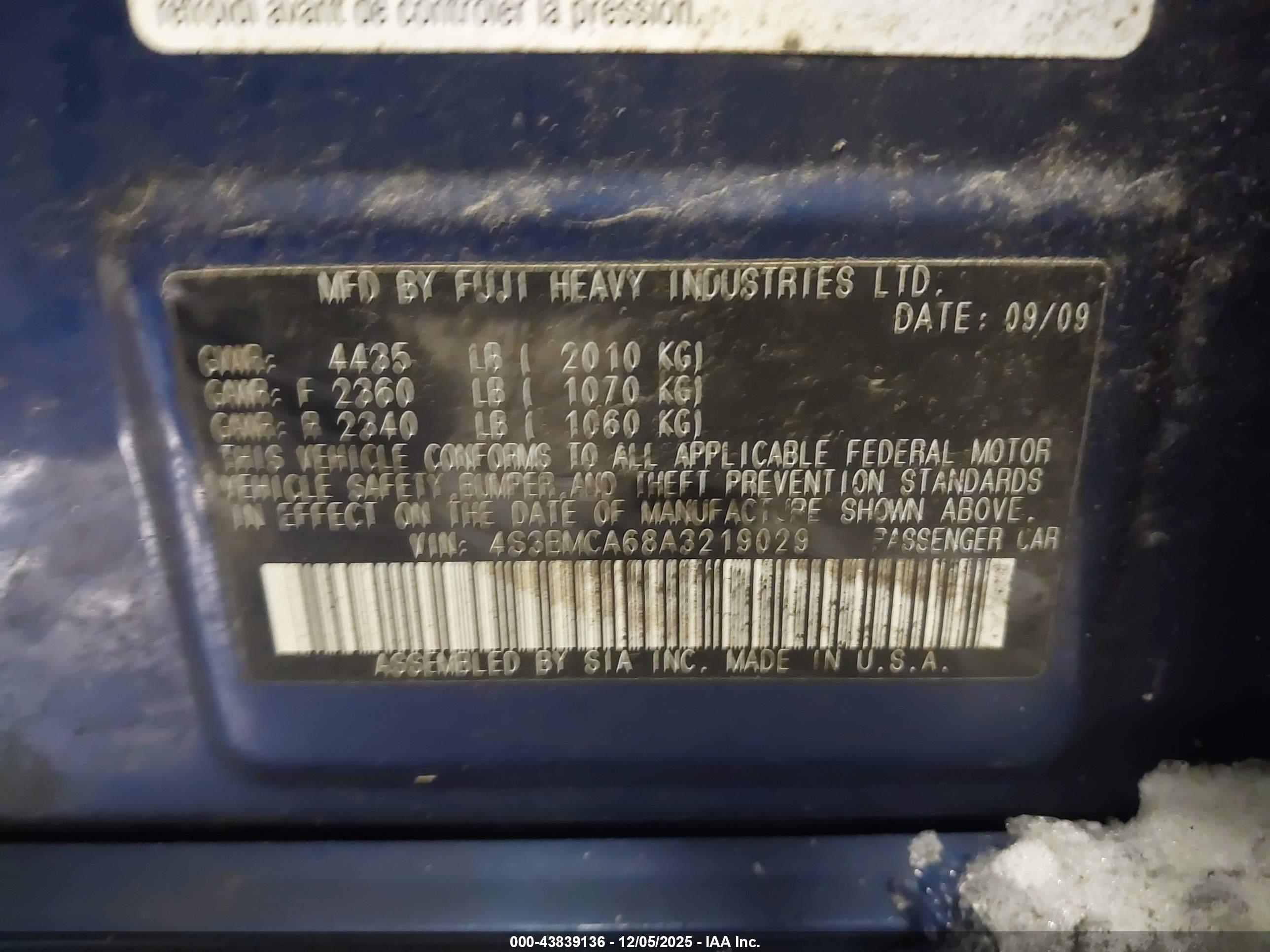SUBARU LEGACY image 9