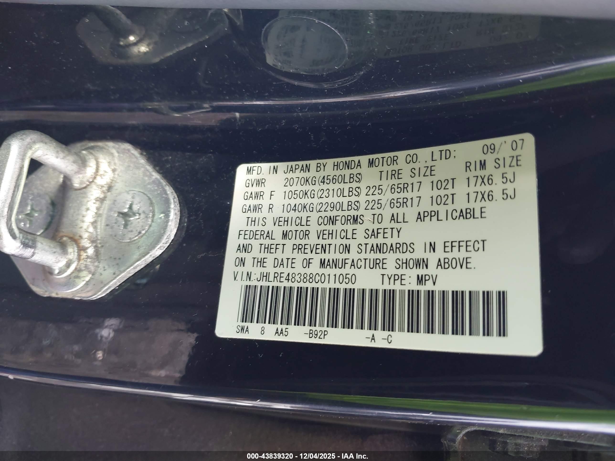 HONDA CR-V image 9