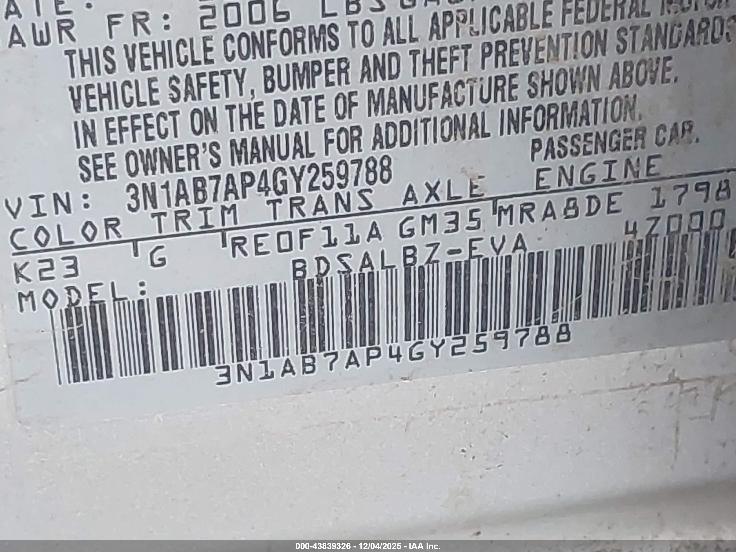 NISSAN SENTRA image 9