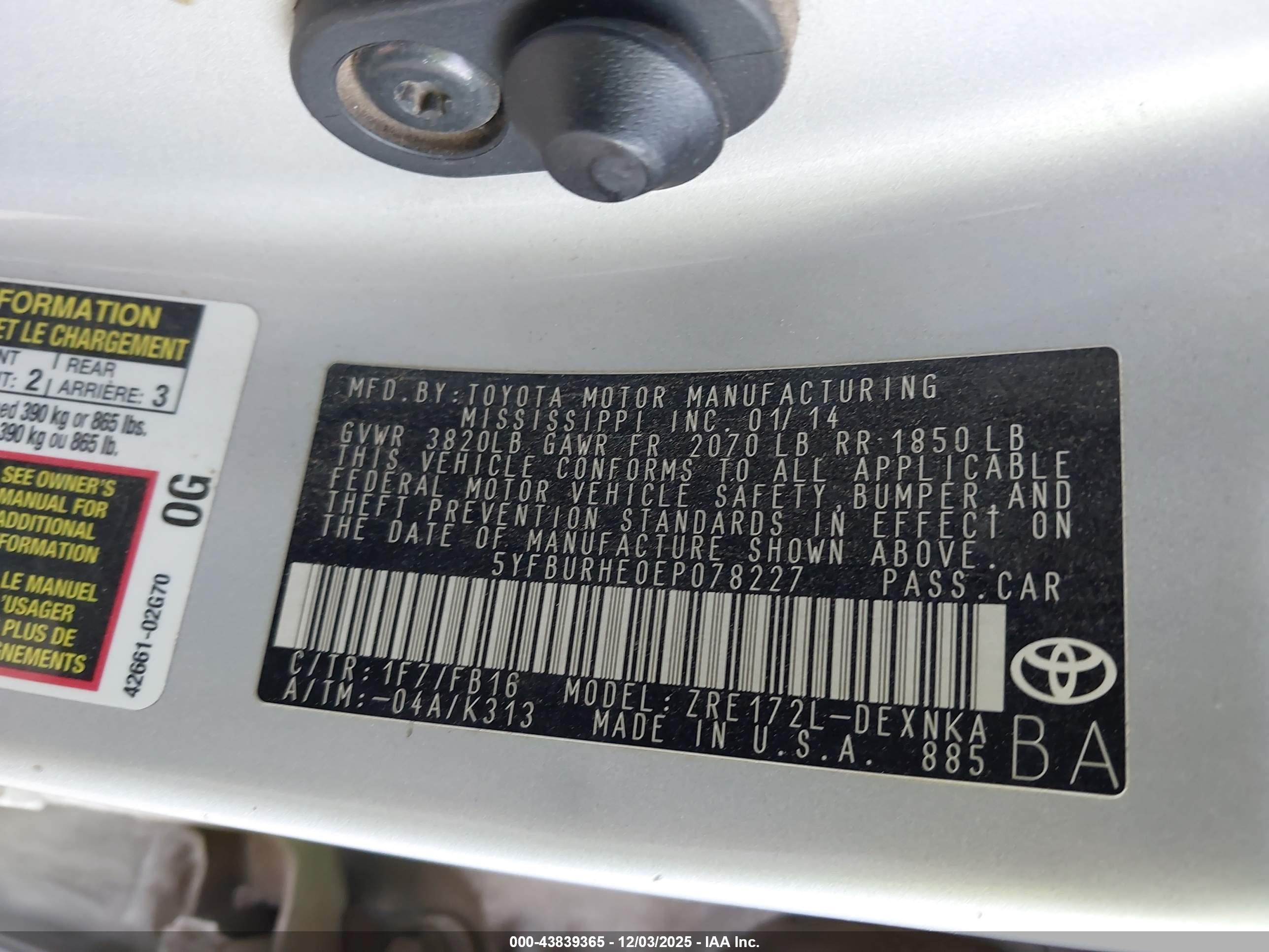TOYOTA COROLLA image 9