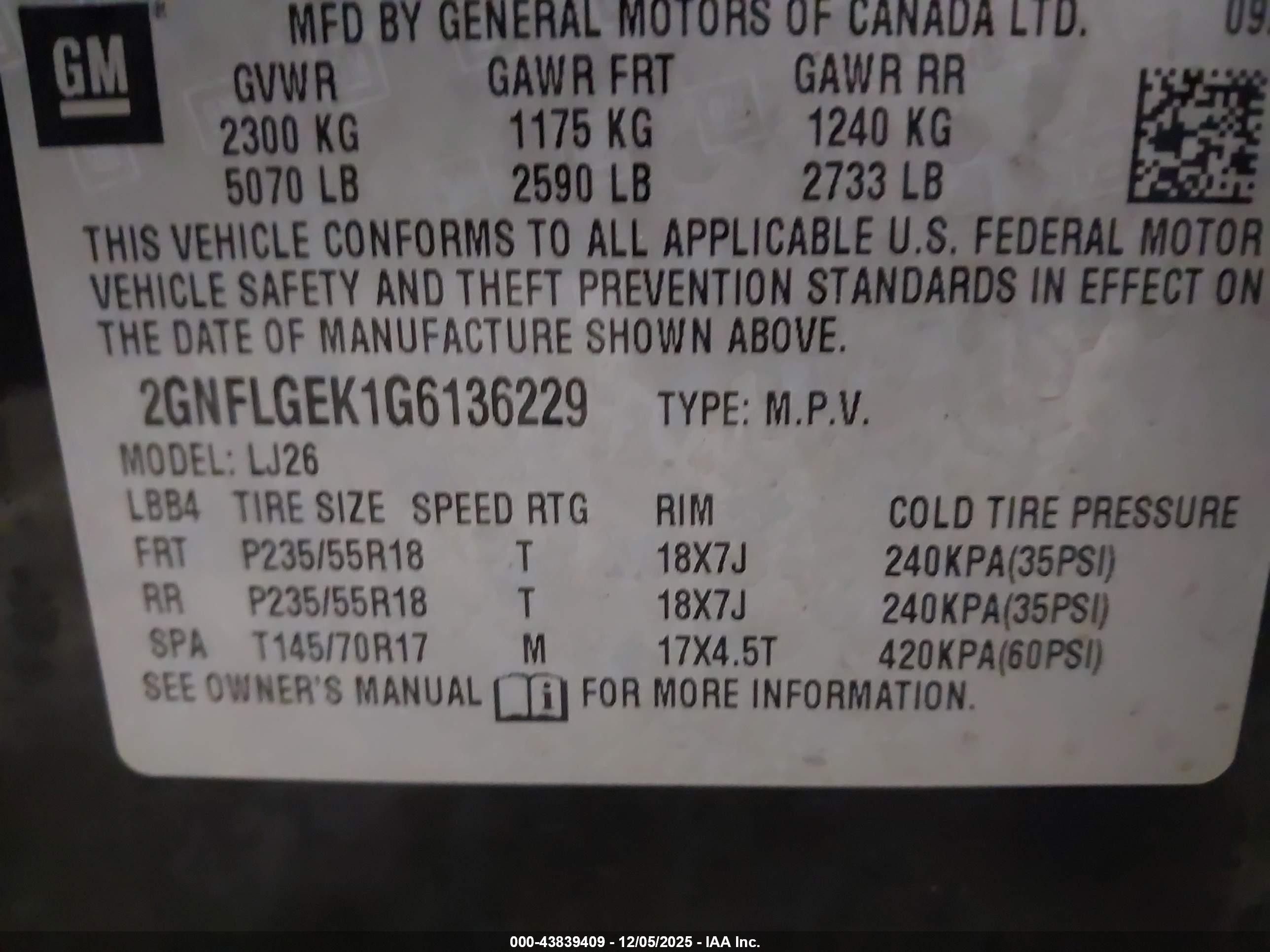 CHEVROLET EQUINOX image 9
