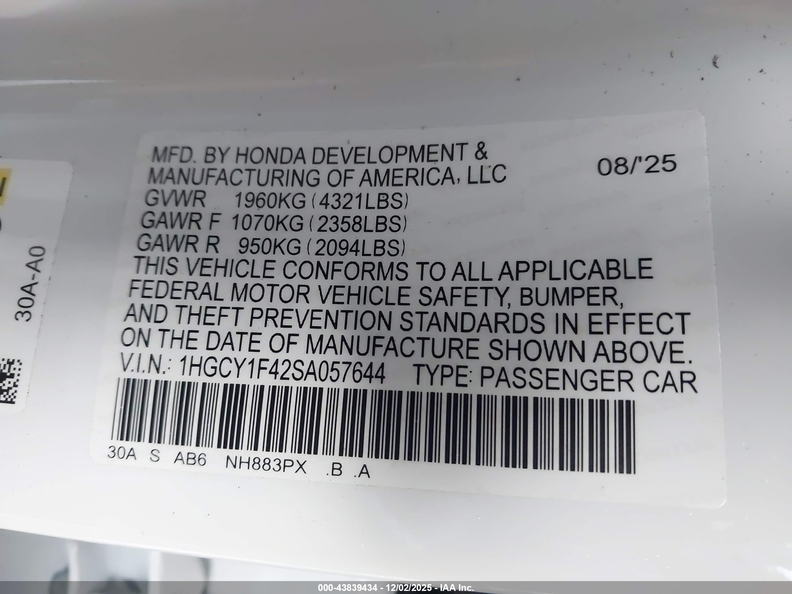 HONDA ACCORD image 9