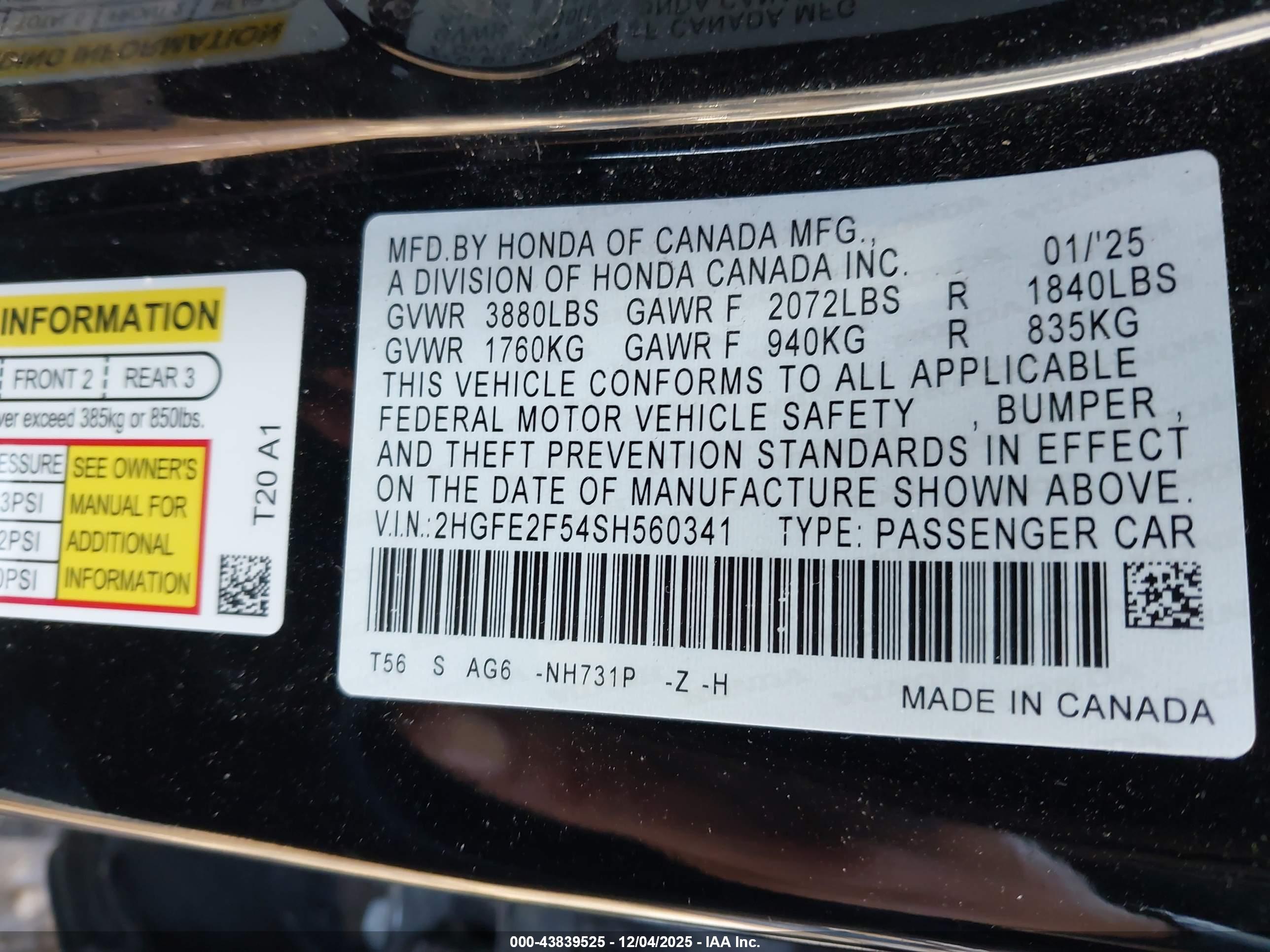 HONDA CIVIC image 9