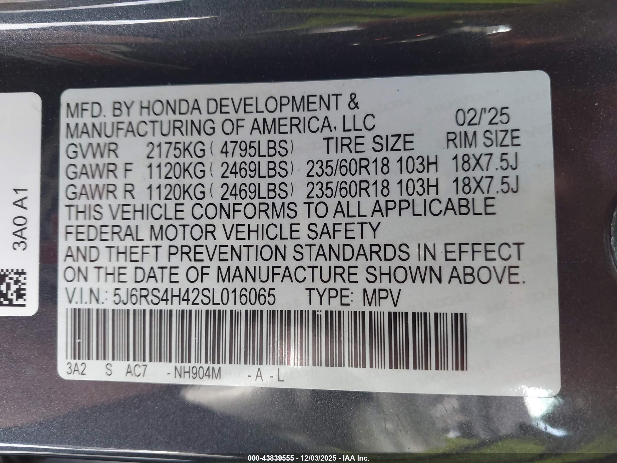 HONDA CR-V image 9