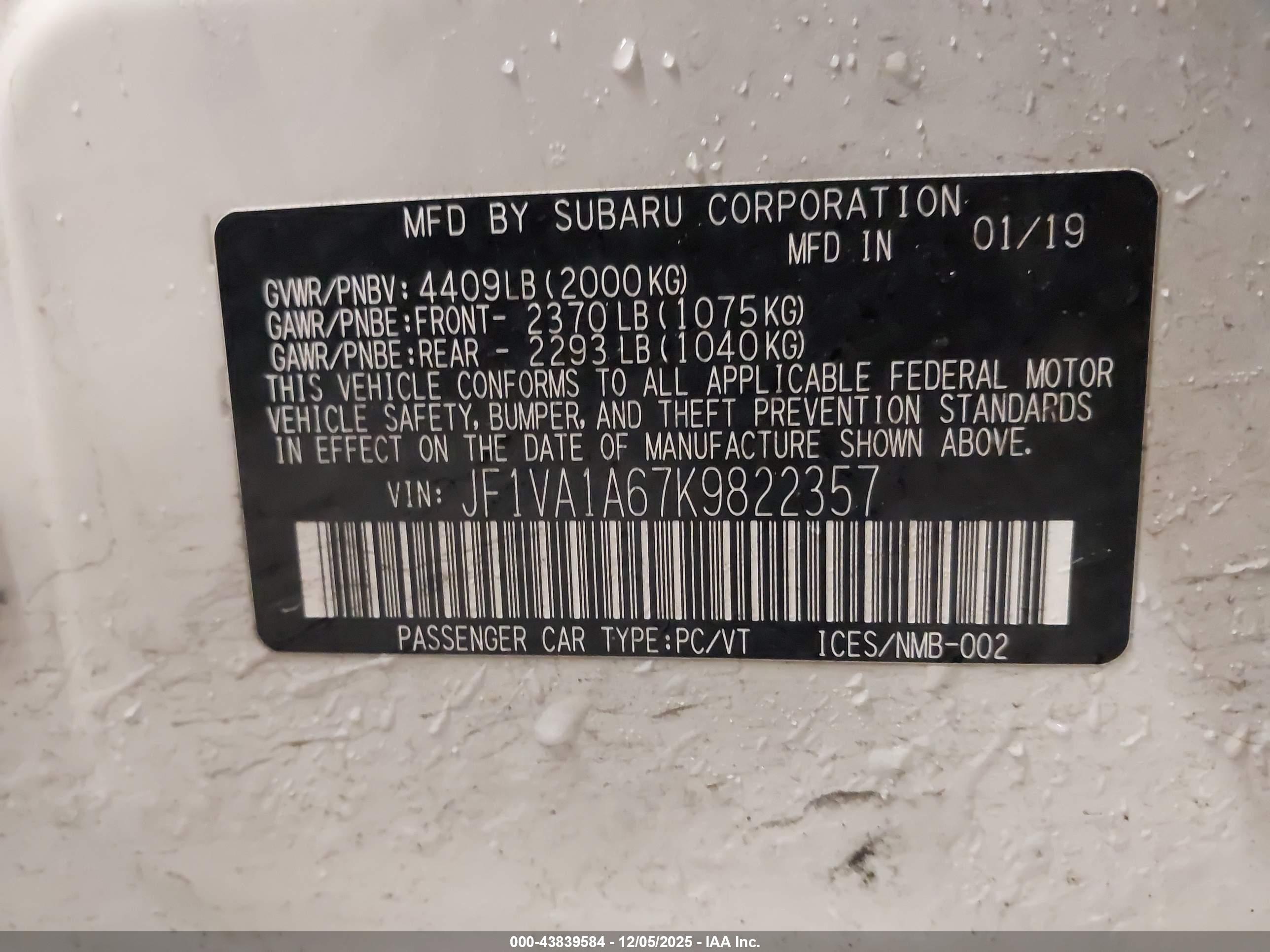 SUBARU WRX image 9