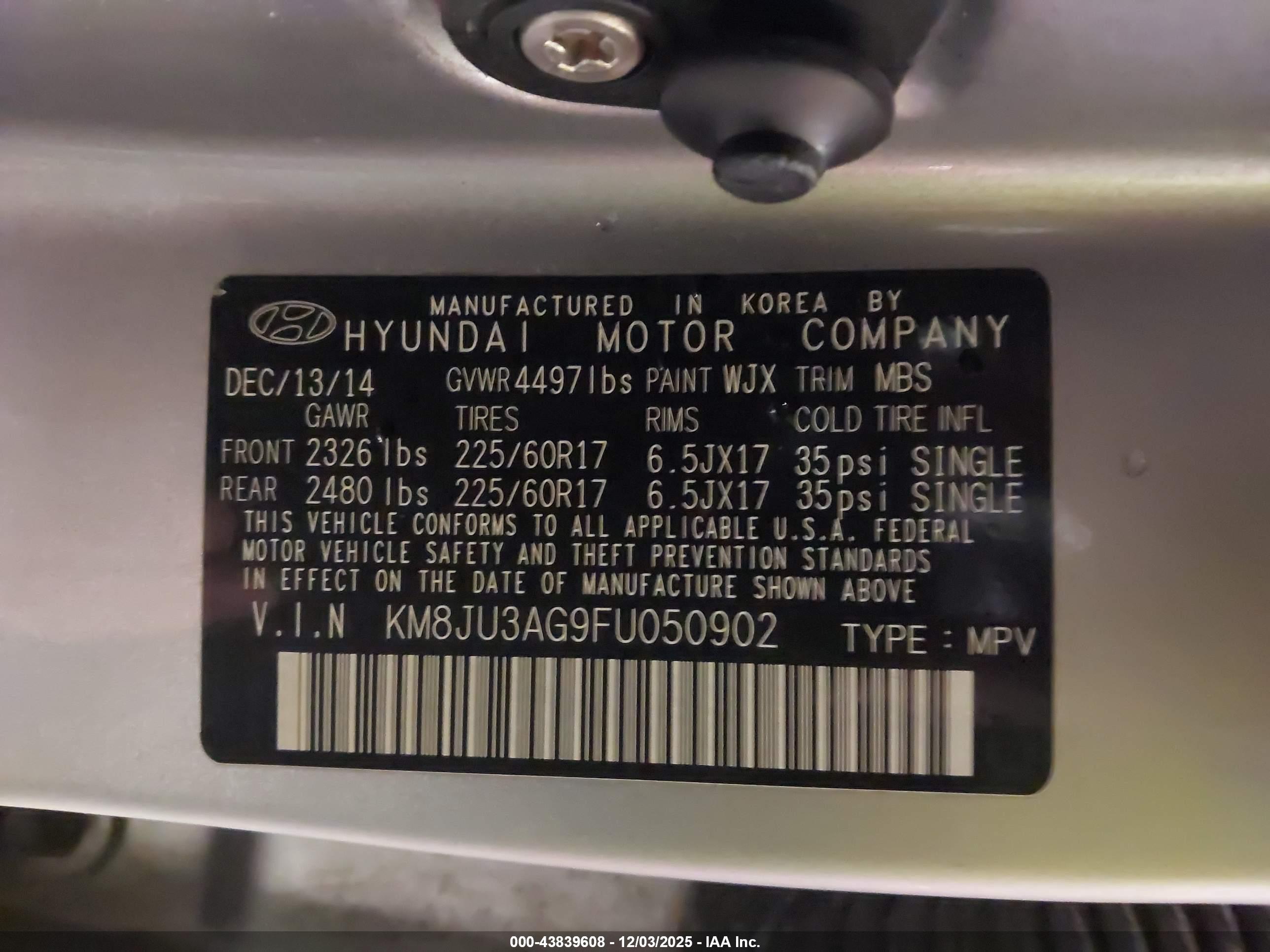 HYUNDAI TUCSON image 9