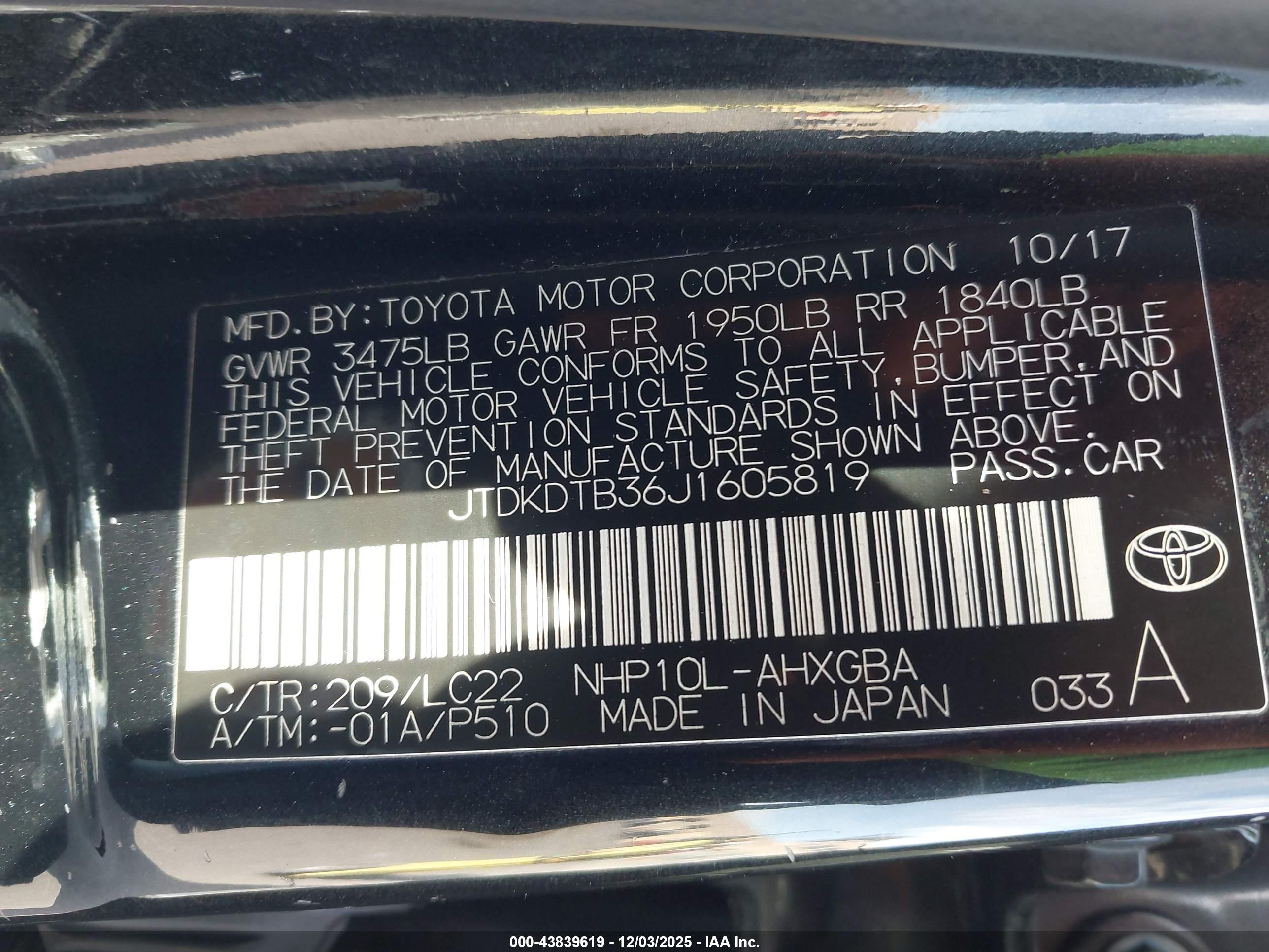 TOYOTA PRIUS image 9