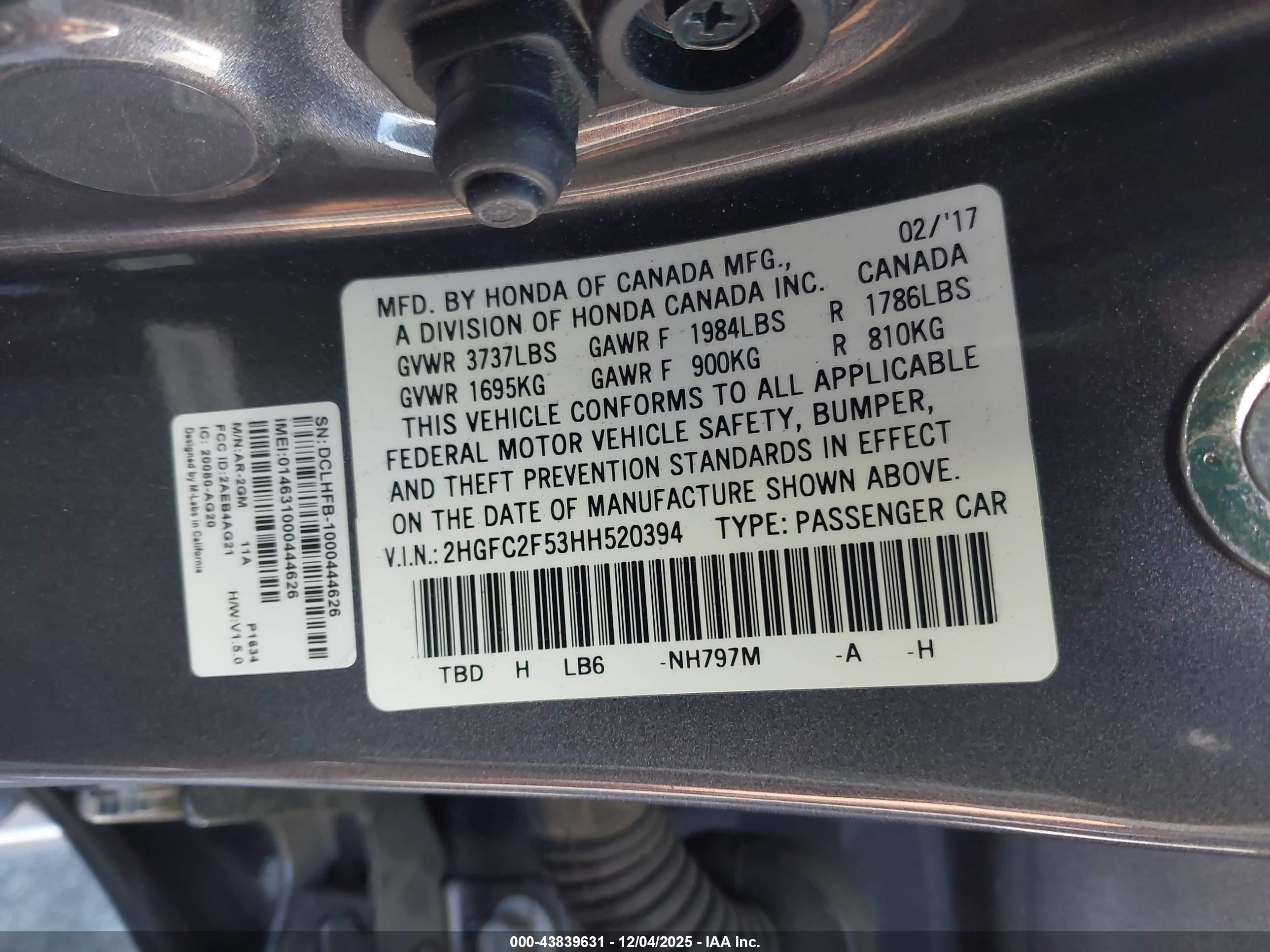 HONDA CIVIC image 9