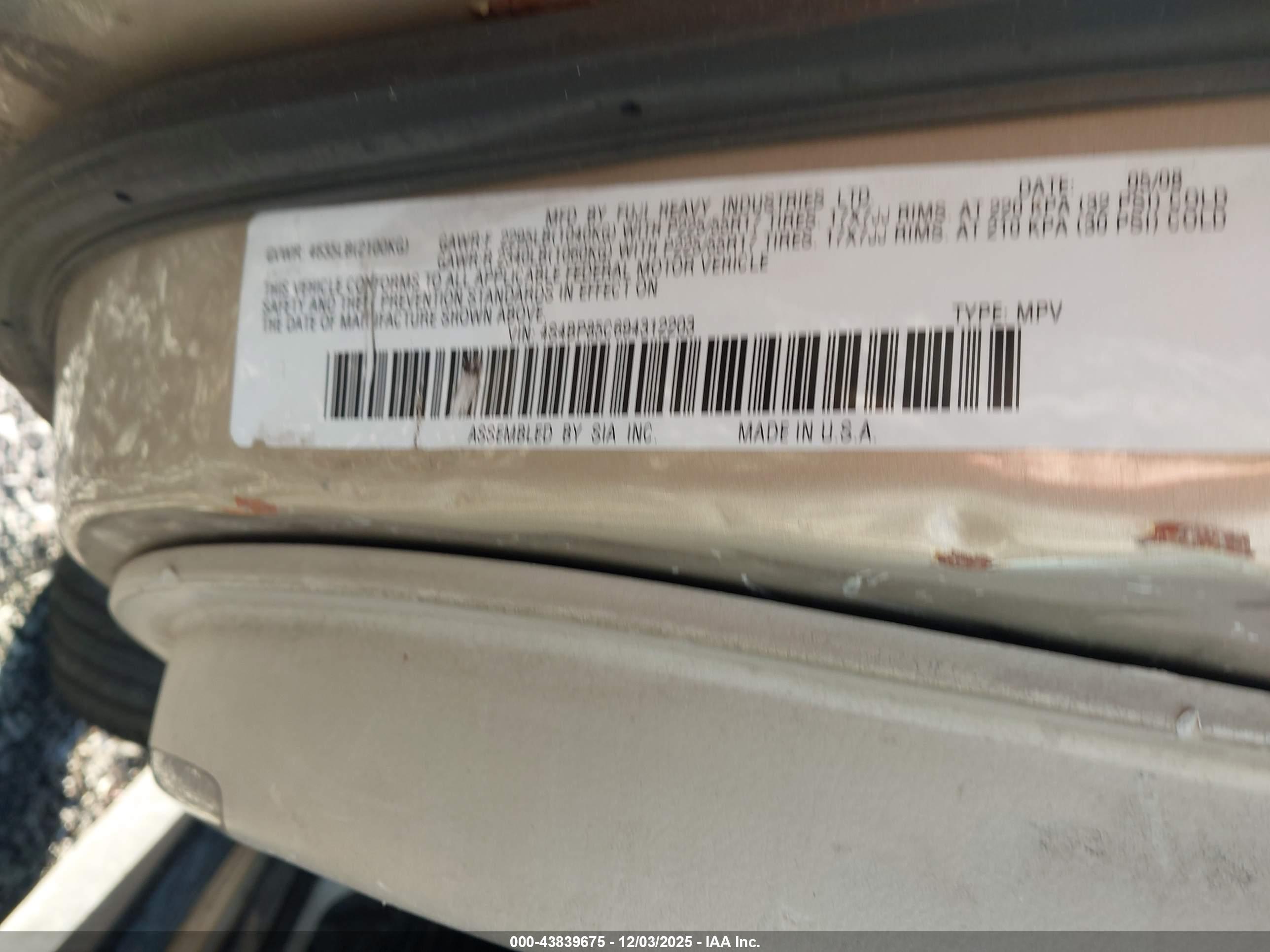 SUBARU OUTBACK image 9