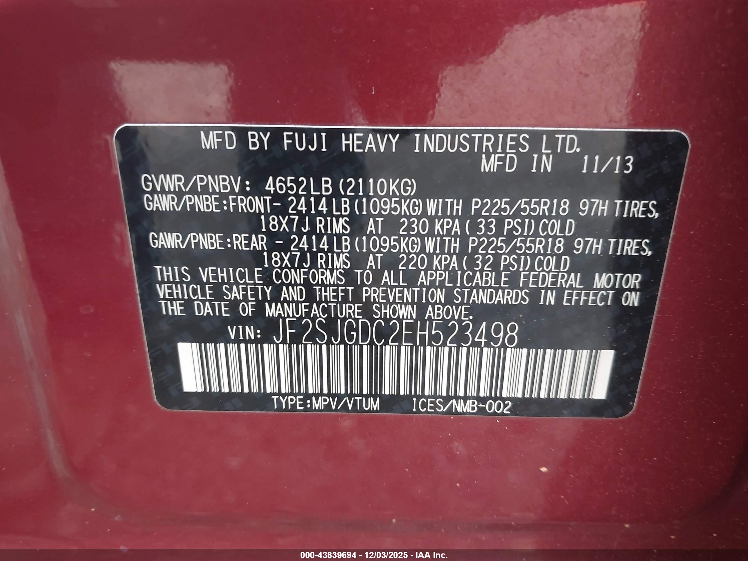 SUBARU FORESTER image 9