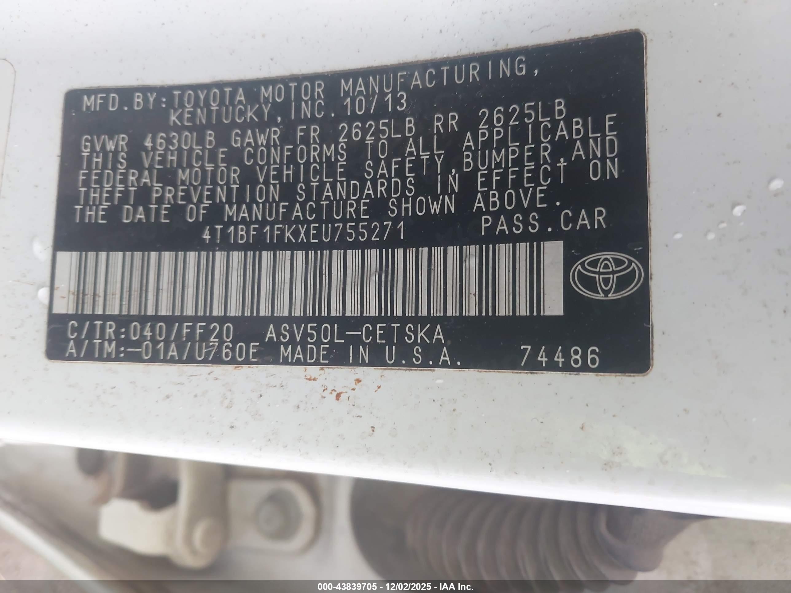 TOYOTA CAMRY image 9