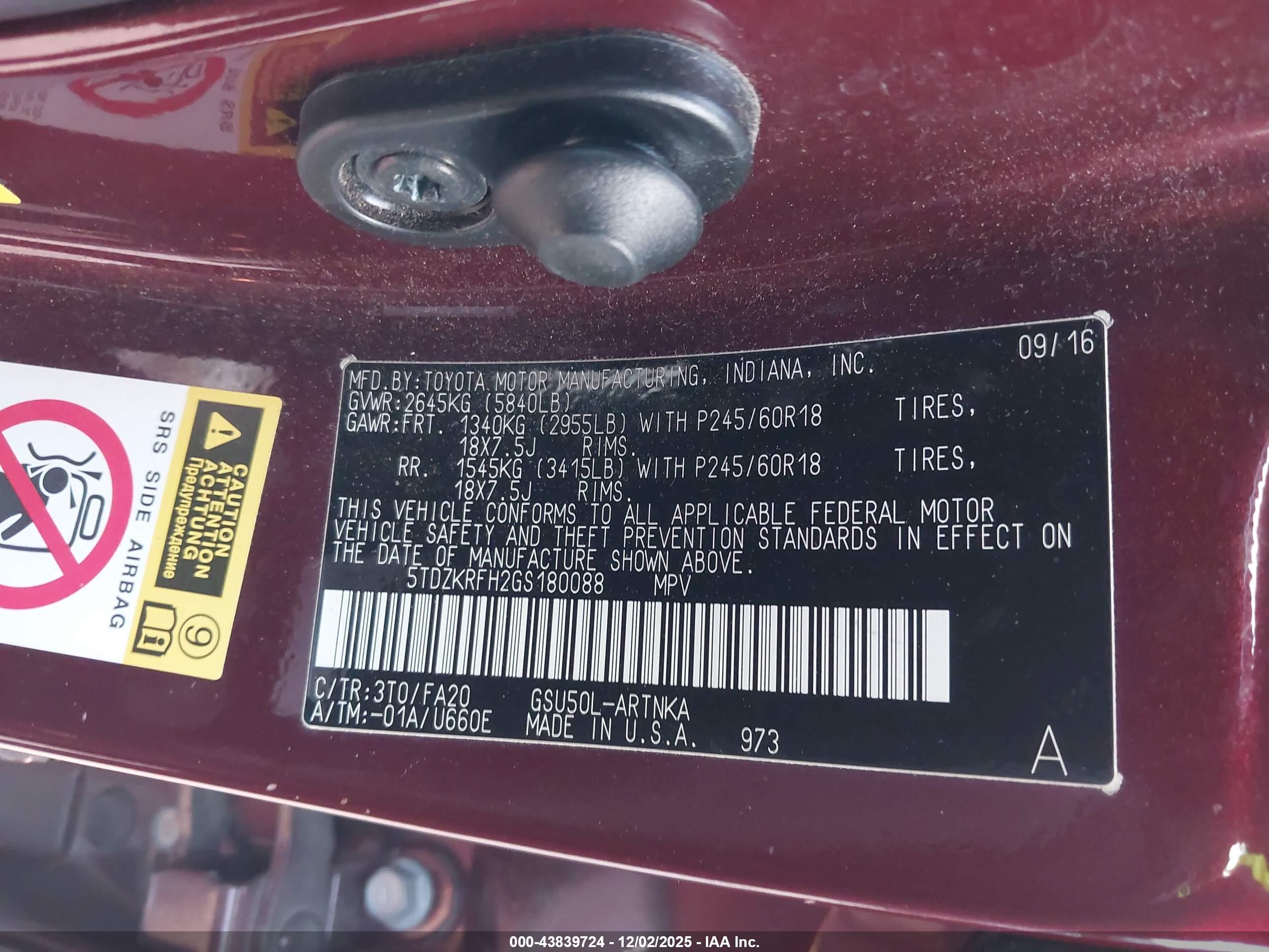 TOYOTA HIGHLANDER image 9