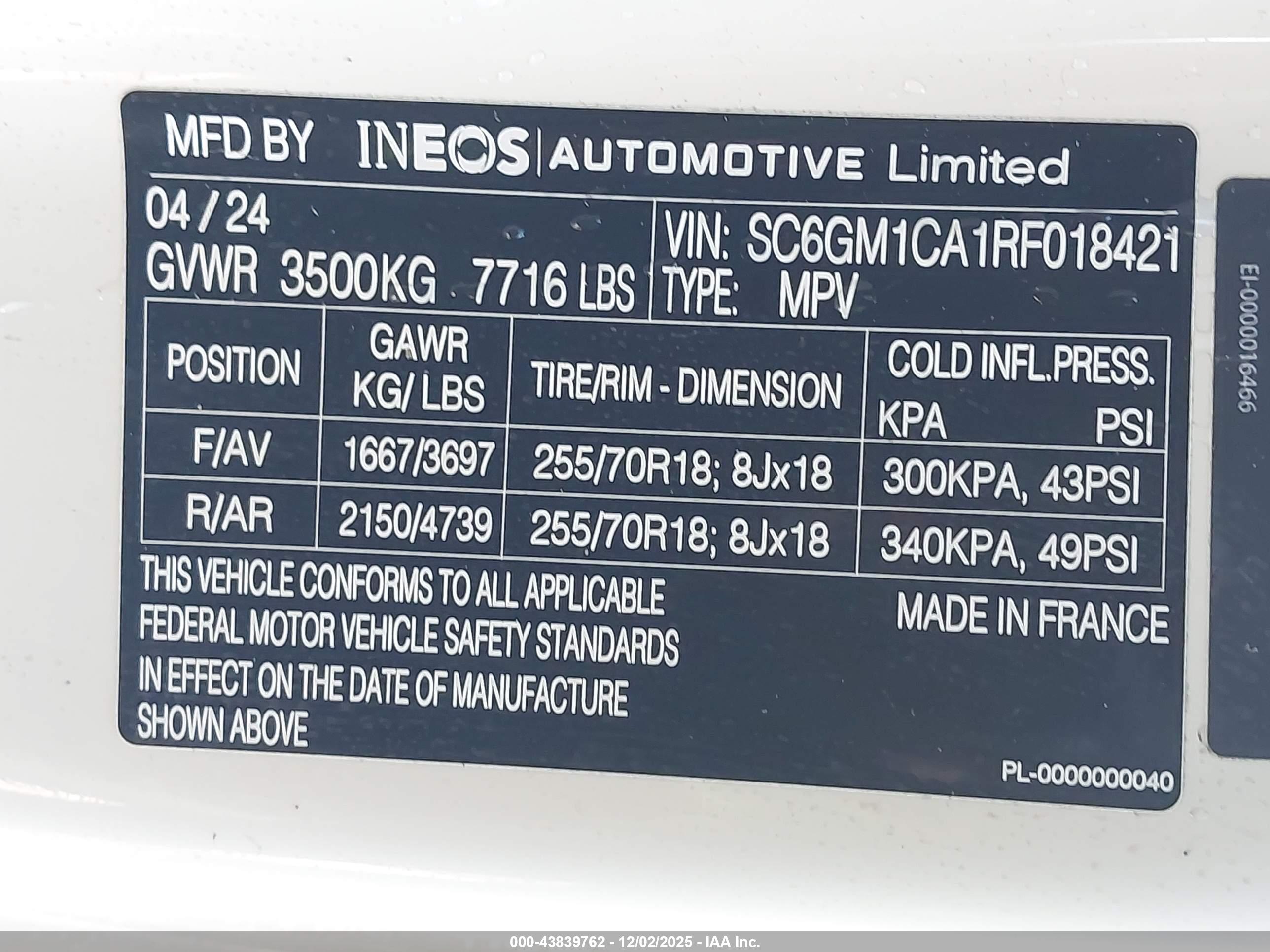INEOS GRENADIER image 9