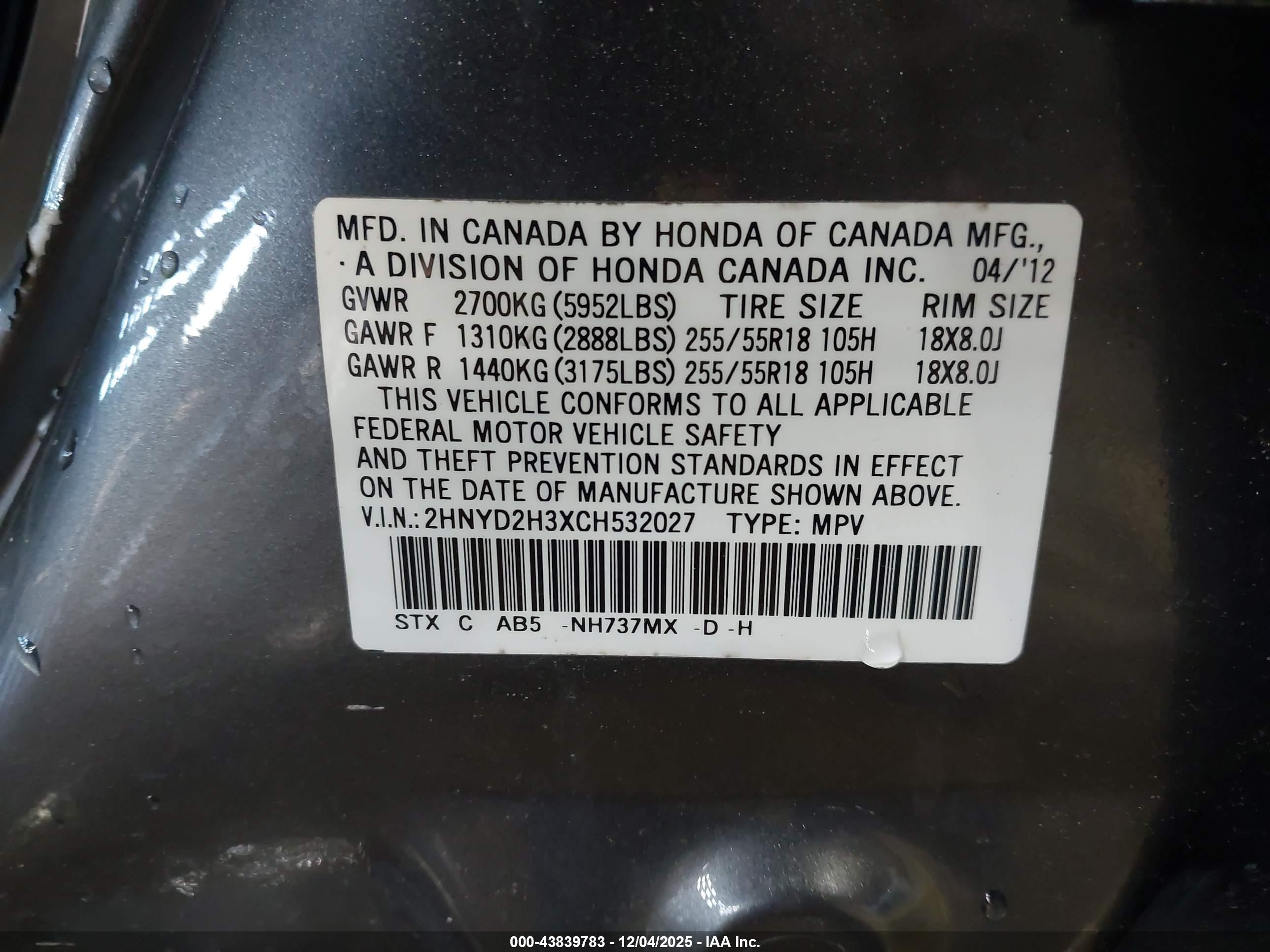 ACURA MDX image 9