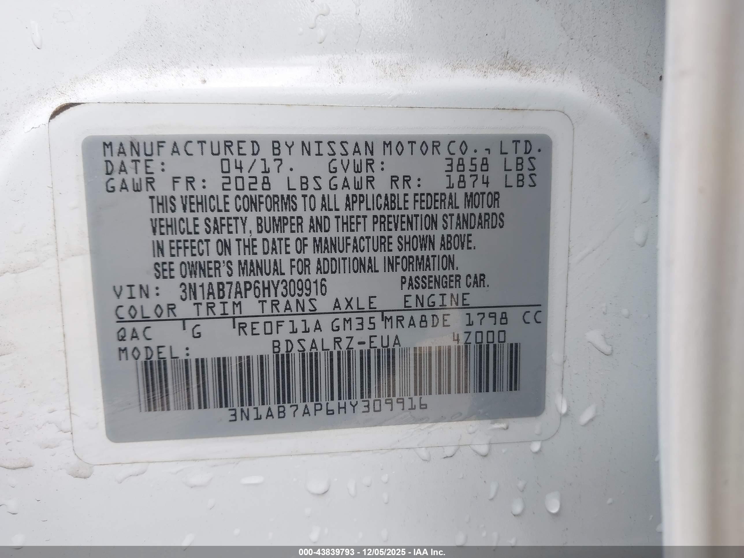 NISSAN SENTRA image 9