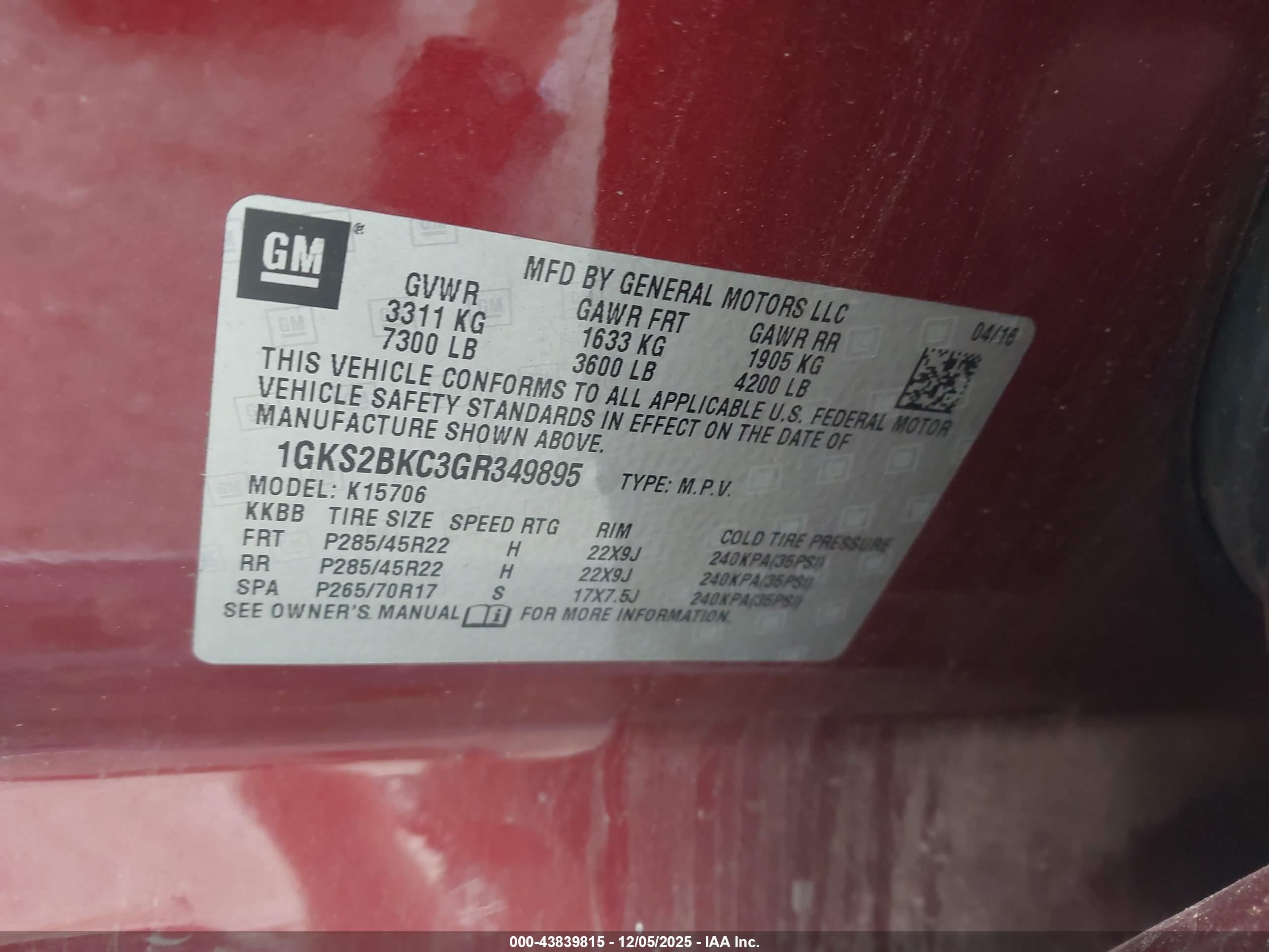 GMC YUKON image 9