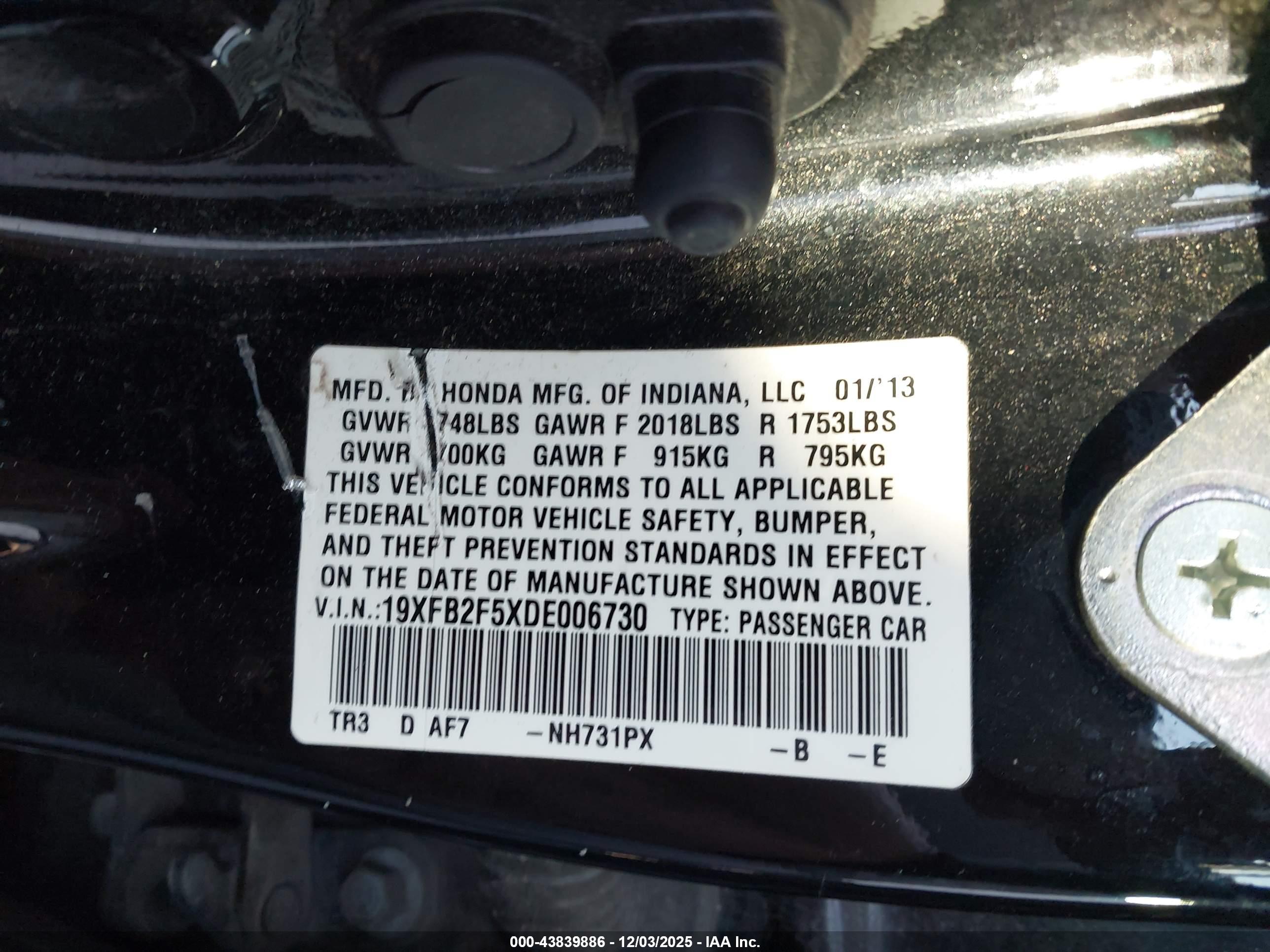 HONDA CIVIC image 9