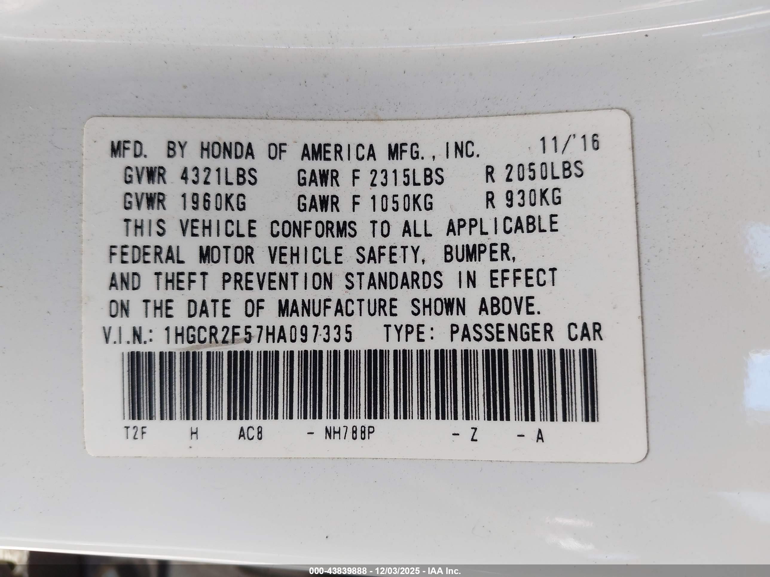 HONDA ACCORD image 9