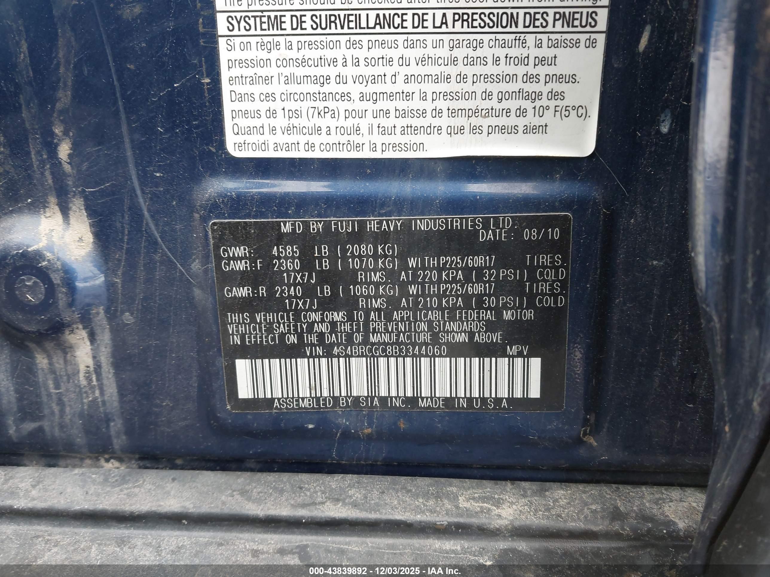 SUBARU OUTBACK image 9