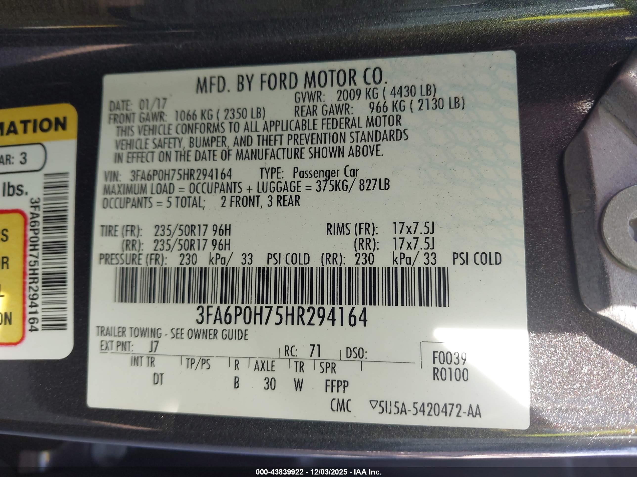 FORD FUSION image 9