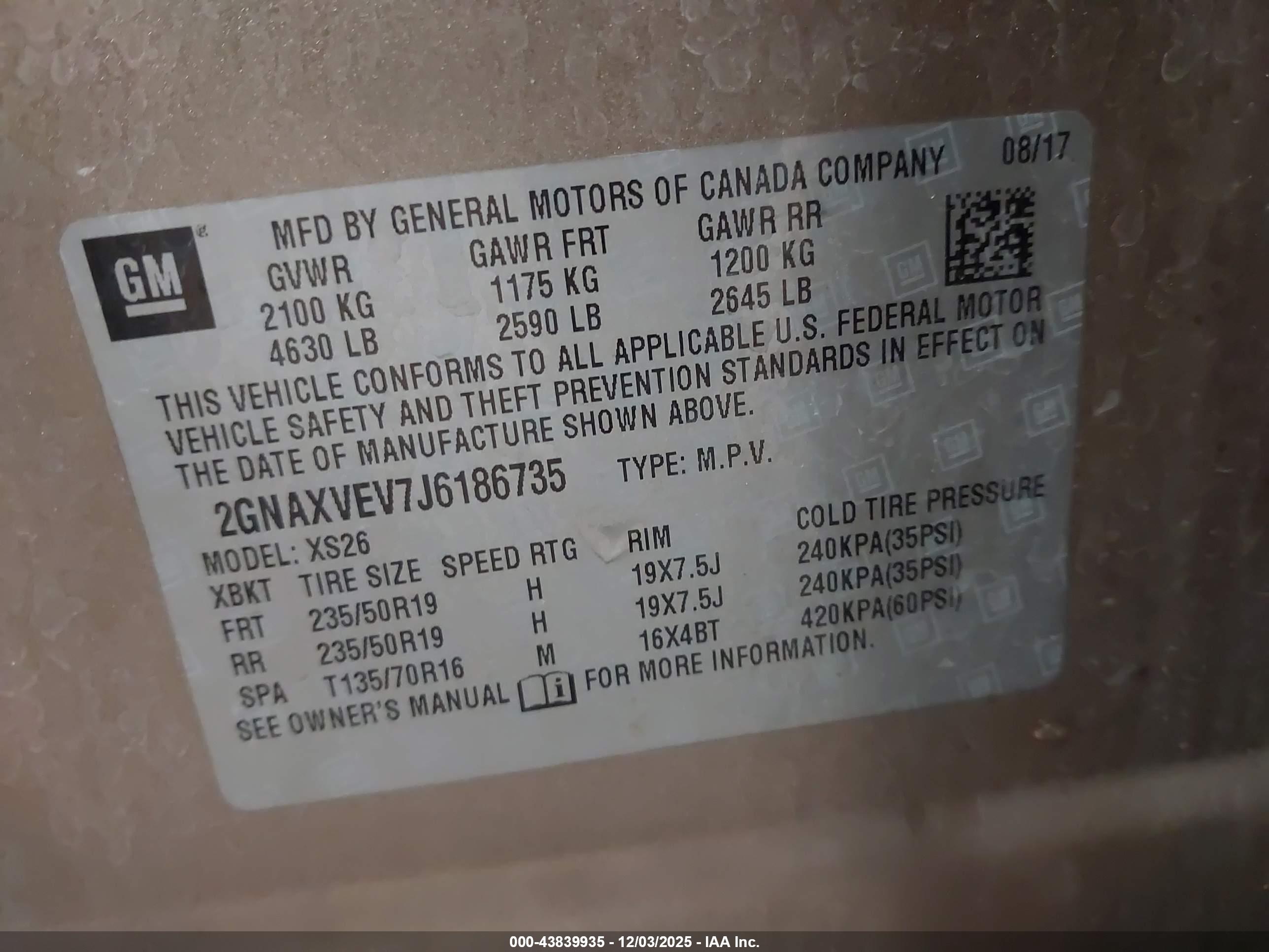 CHEVROLET EQUINOX image 9