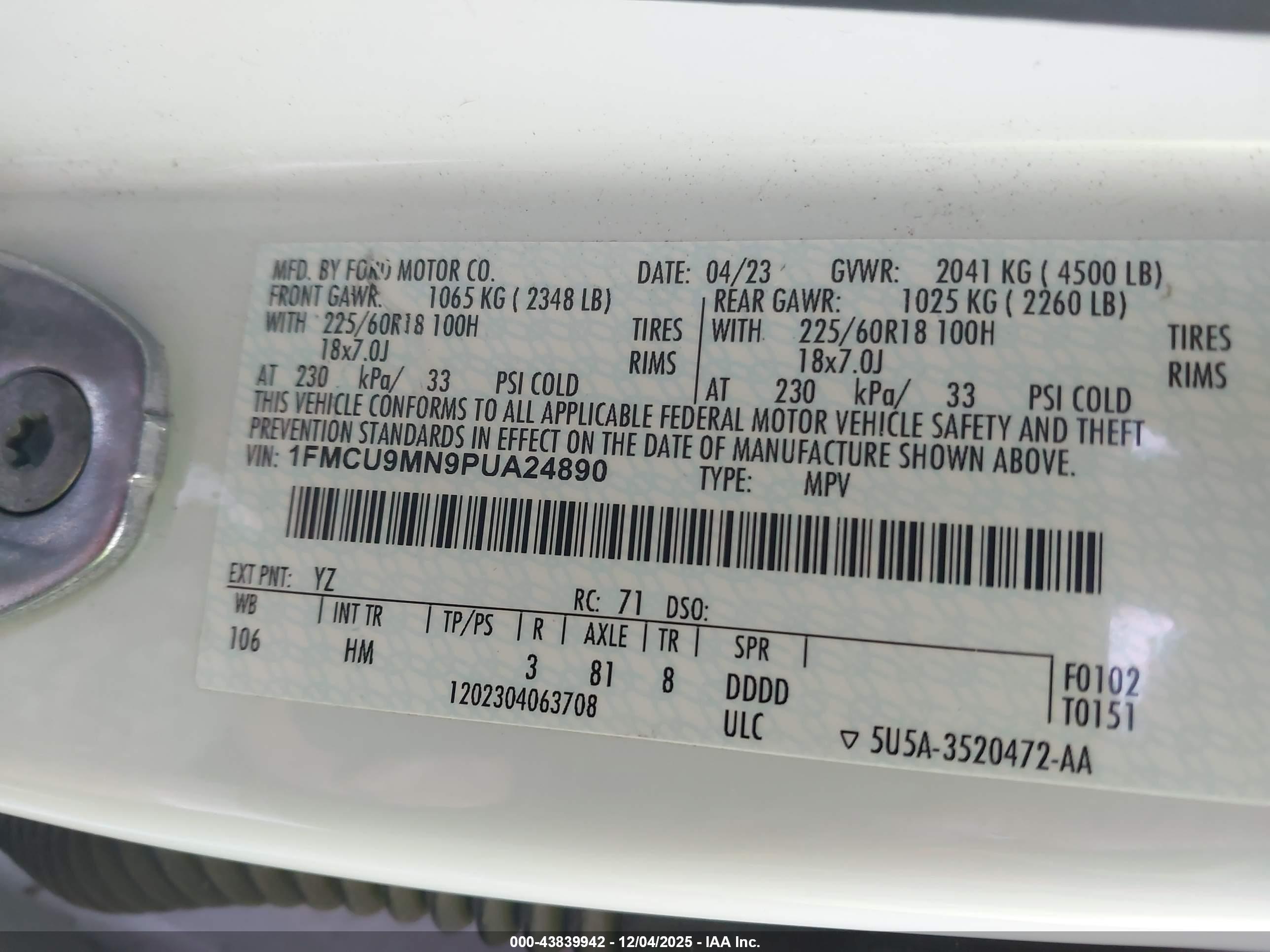 FORD ESCAPE image 9