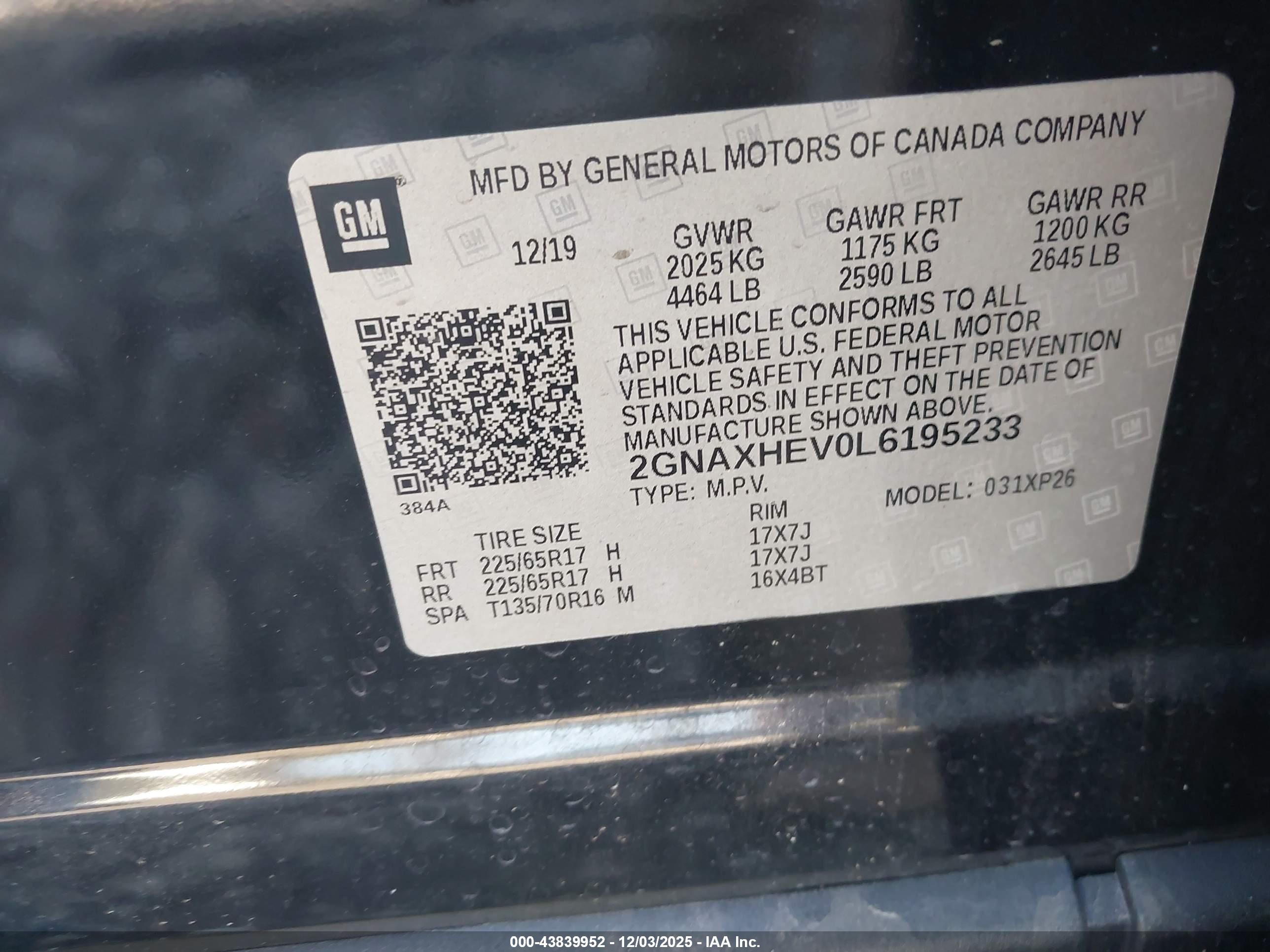 CHEVROLET EQUINOX image 9