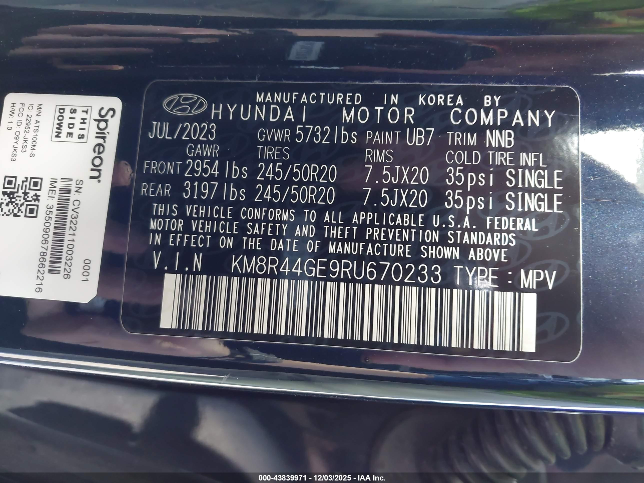 HYUNDAI PALISADE image 9