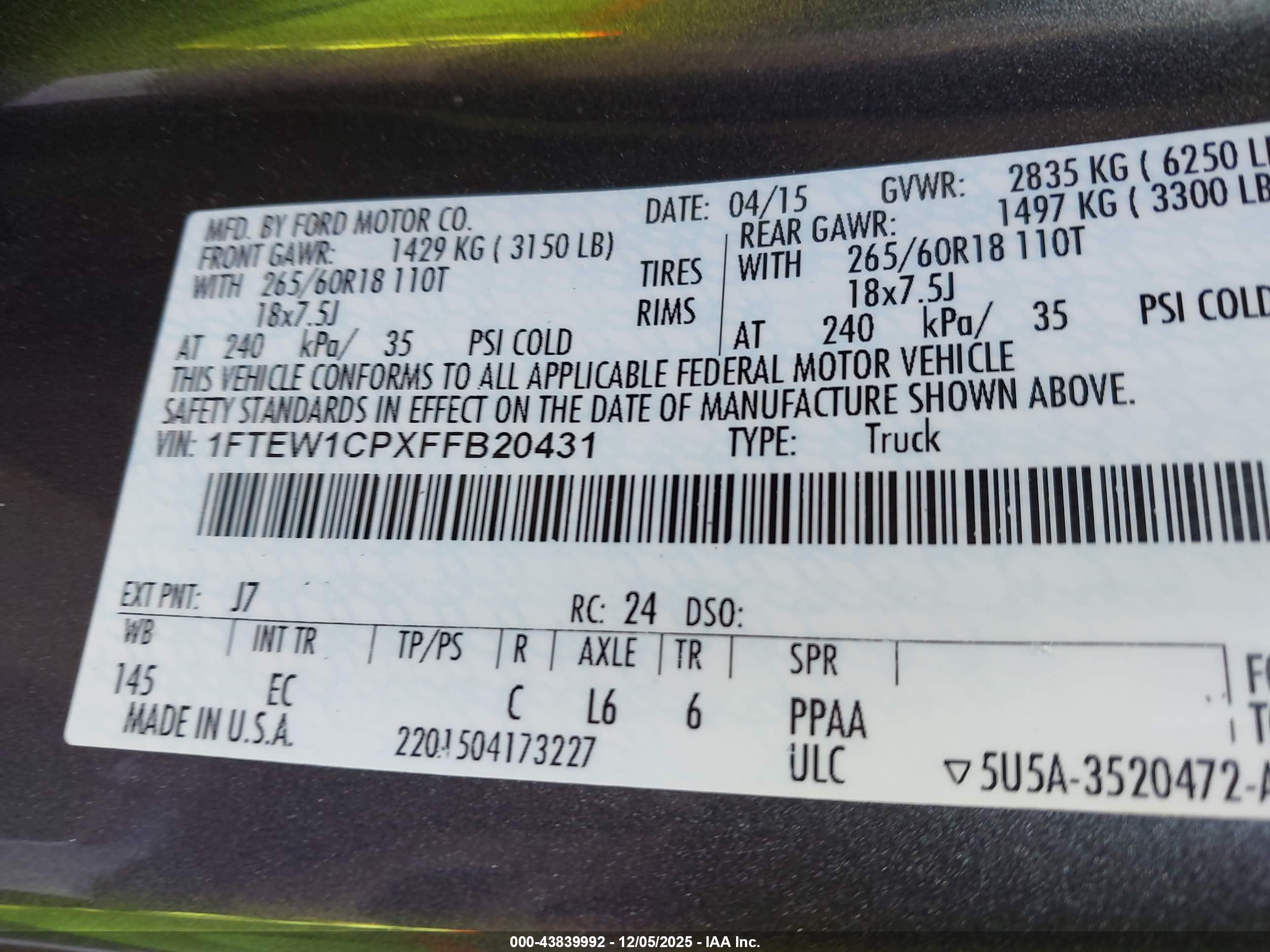 FORD F-150 image 9