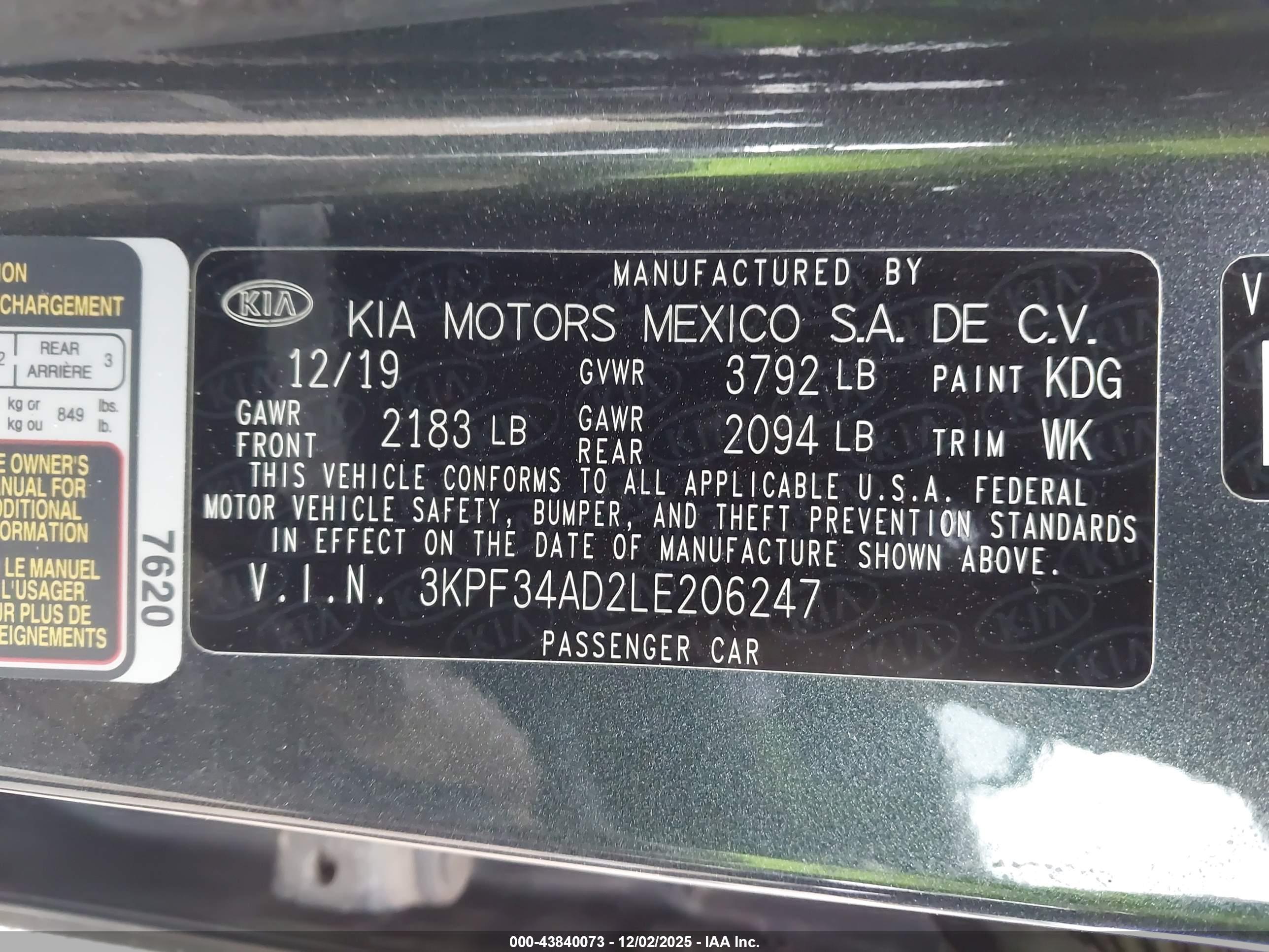 KIA FORTE image 9