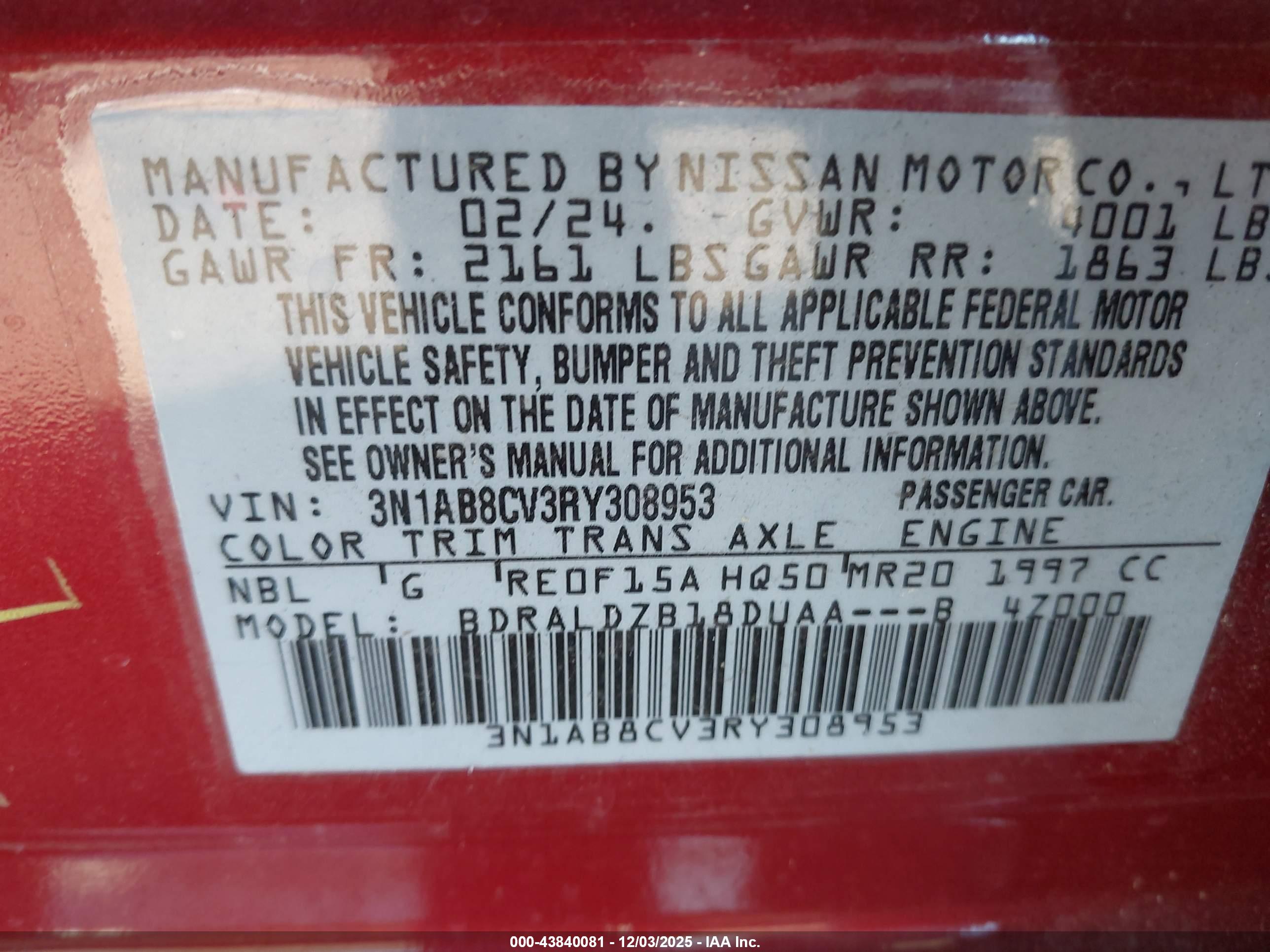 NISSAN SENTRA image 9